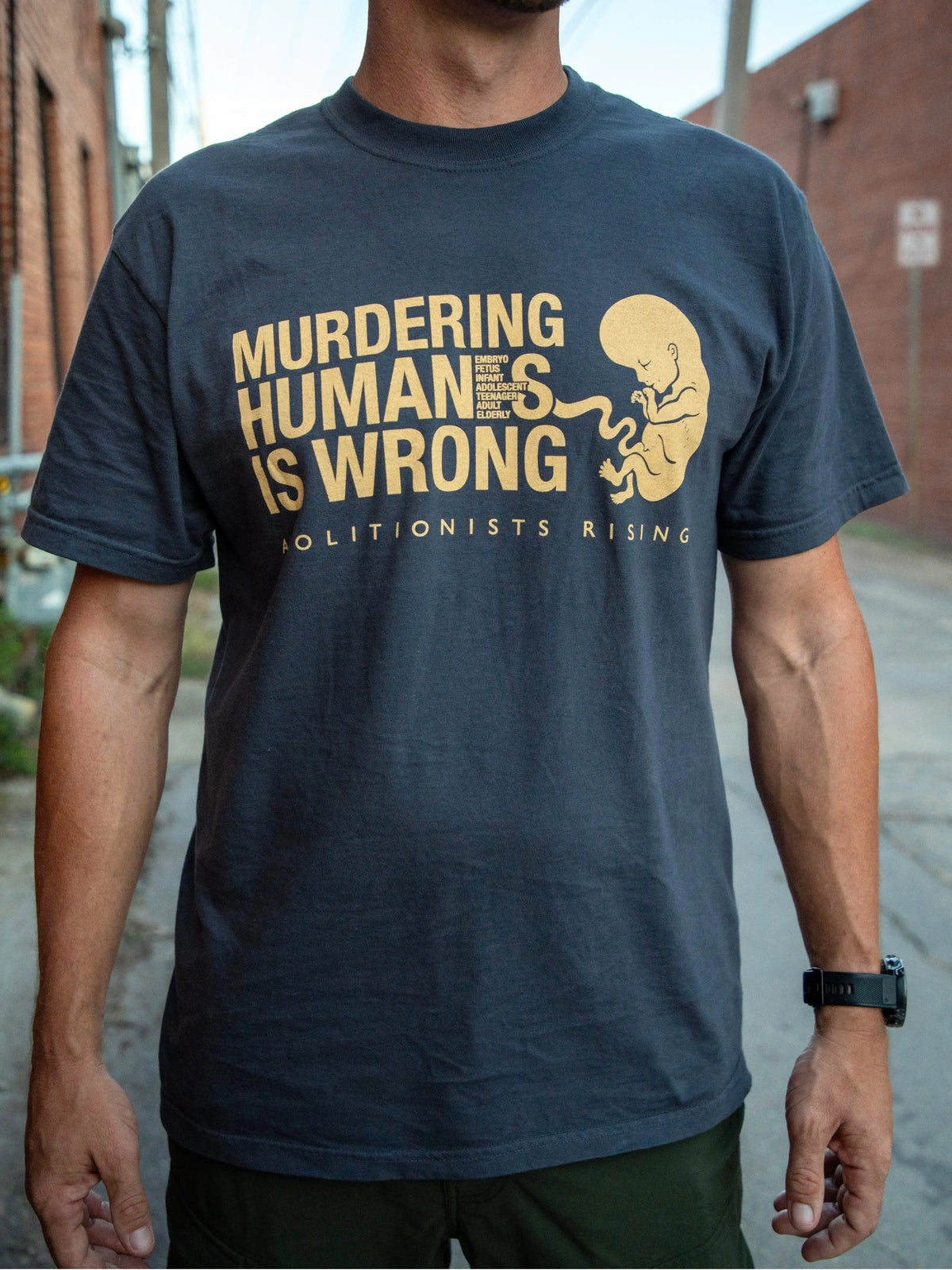 Murdering Humans Is Wrong Unisex T-Shirt