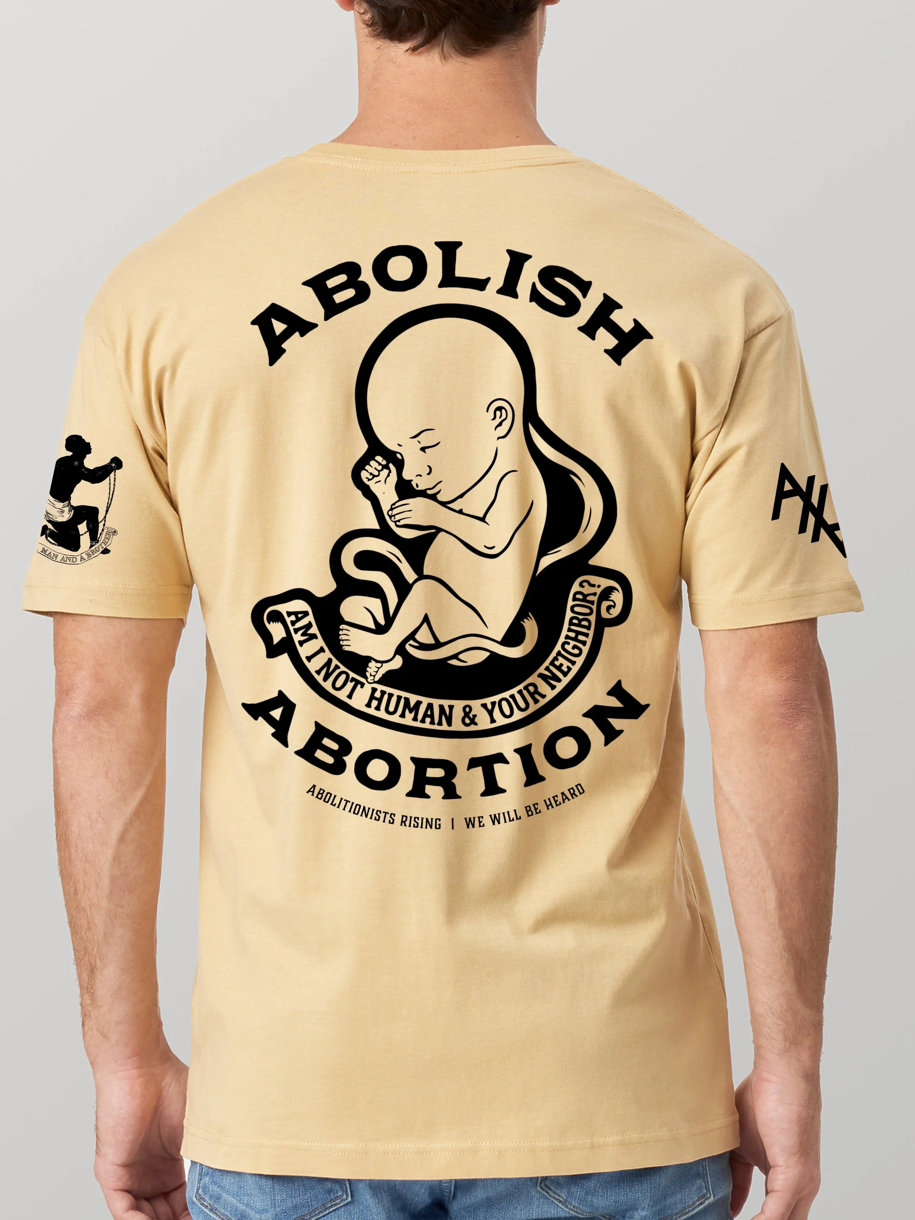 Am I Not Human & Your Neighbor? Unisex T-Shirt Abolitionists Rising Store