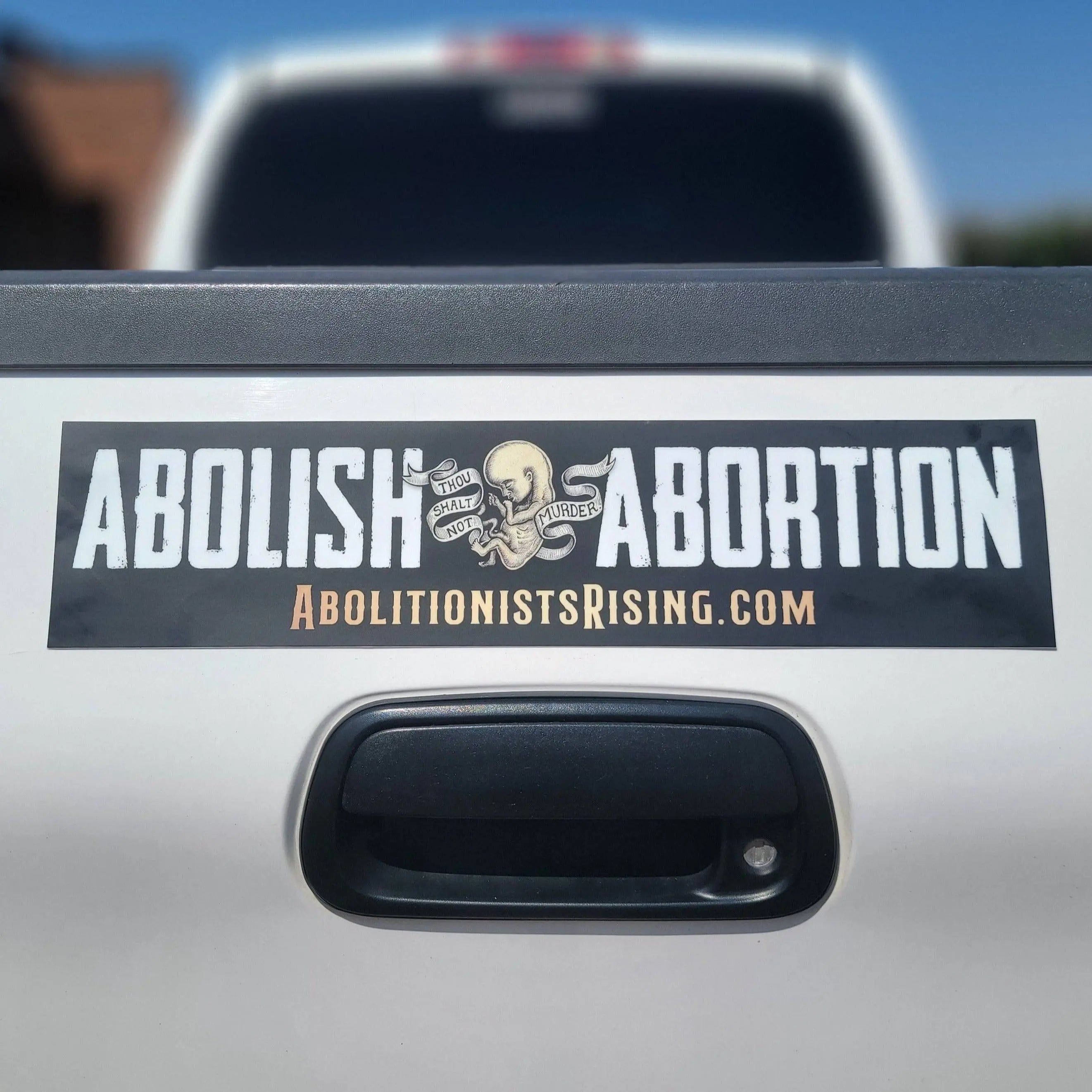 Abolish Abortion Bumper Sticker - Abolitionists Rising Gear Store Stickers Default Title Abolitionists Rising Store