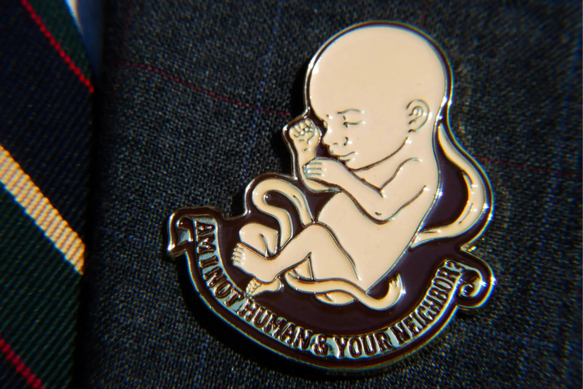 Am I Not Human? Pin Abolitionists Rising Gear Store