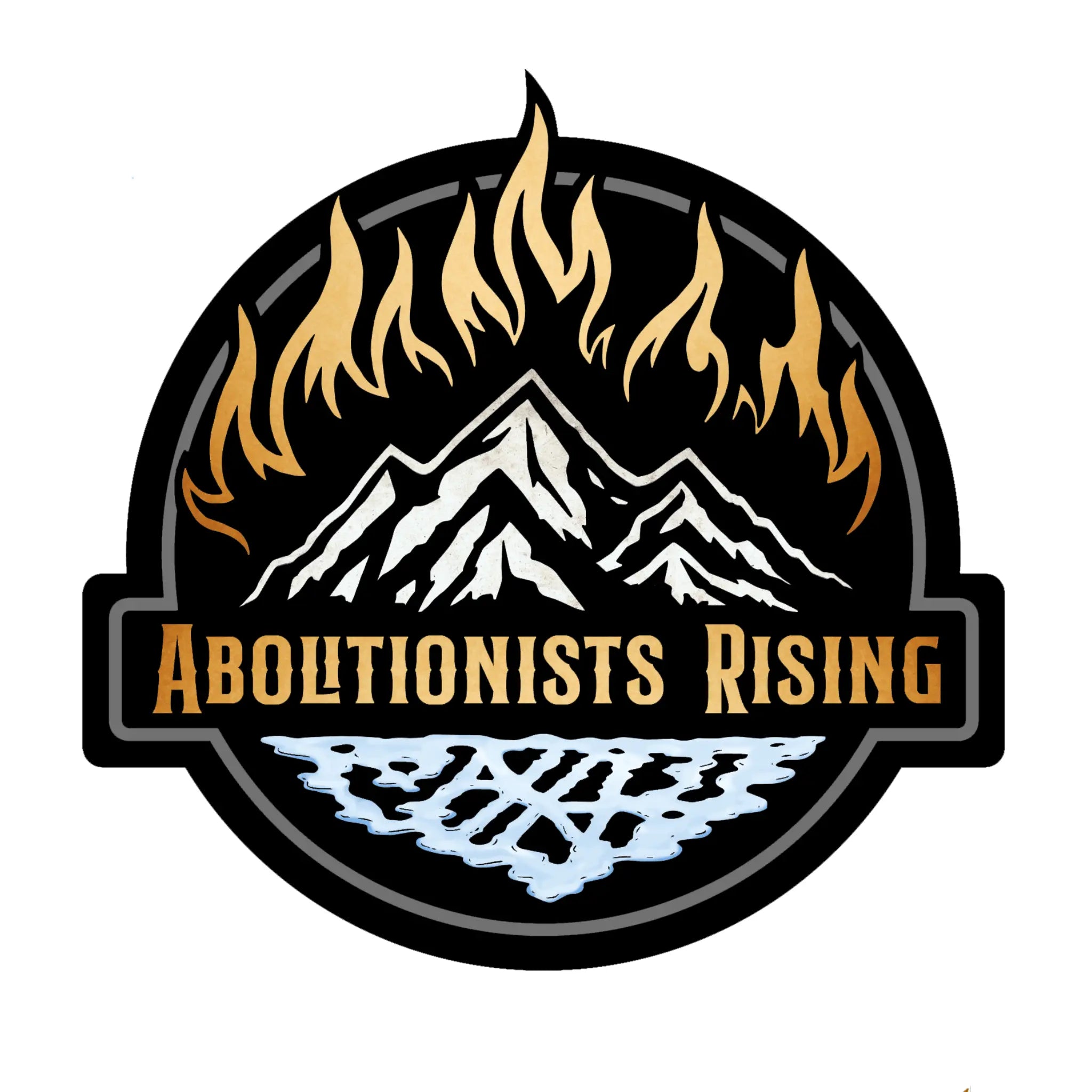 Abolitionists Rising Logo Sticker - Abolitionists Rising Gear Store Stickers Default Title Abolitionists Rising Gear Store