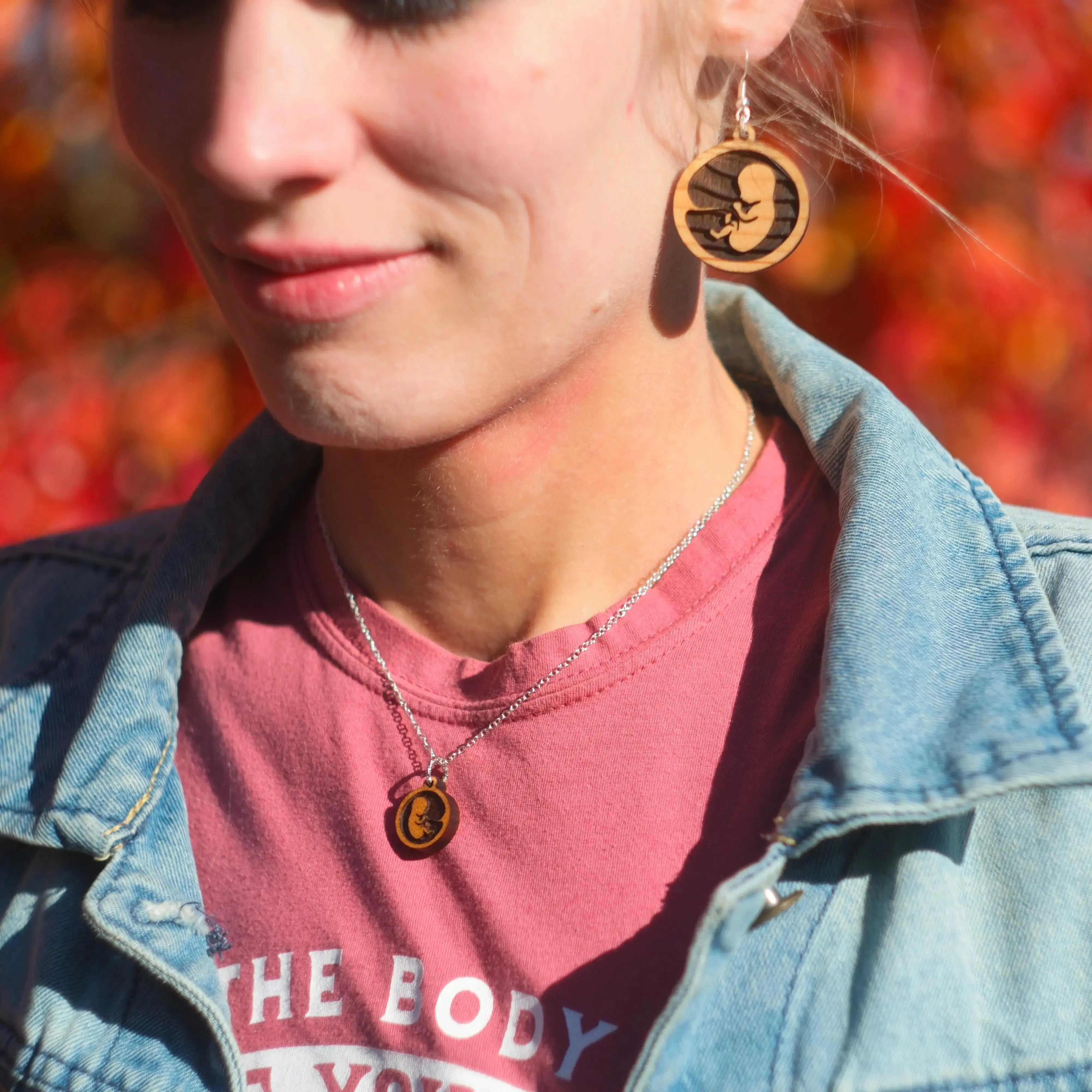 Pre-Born Engraved Earrings Abolitionists Rising Gear Store