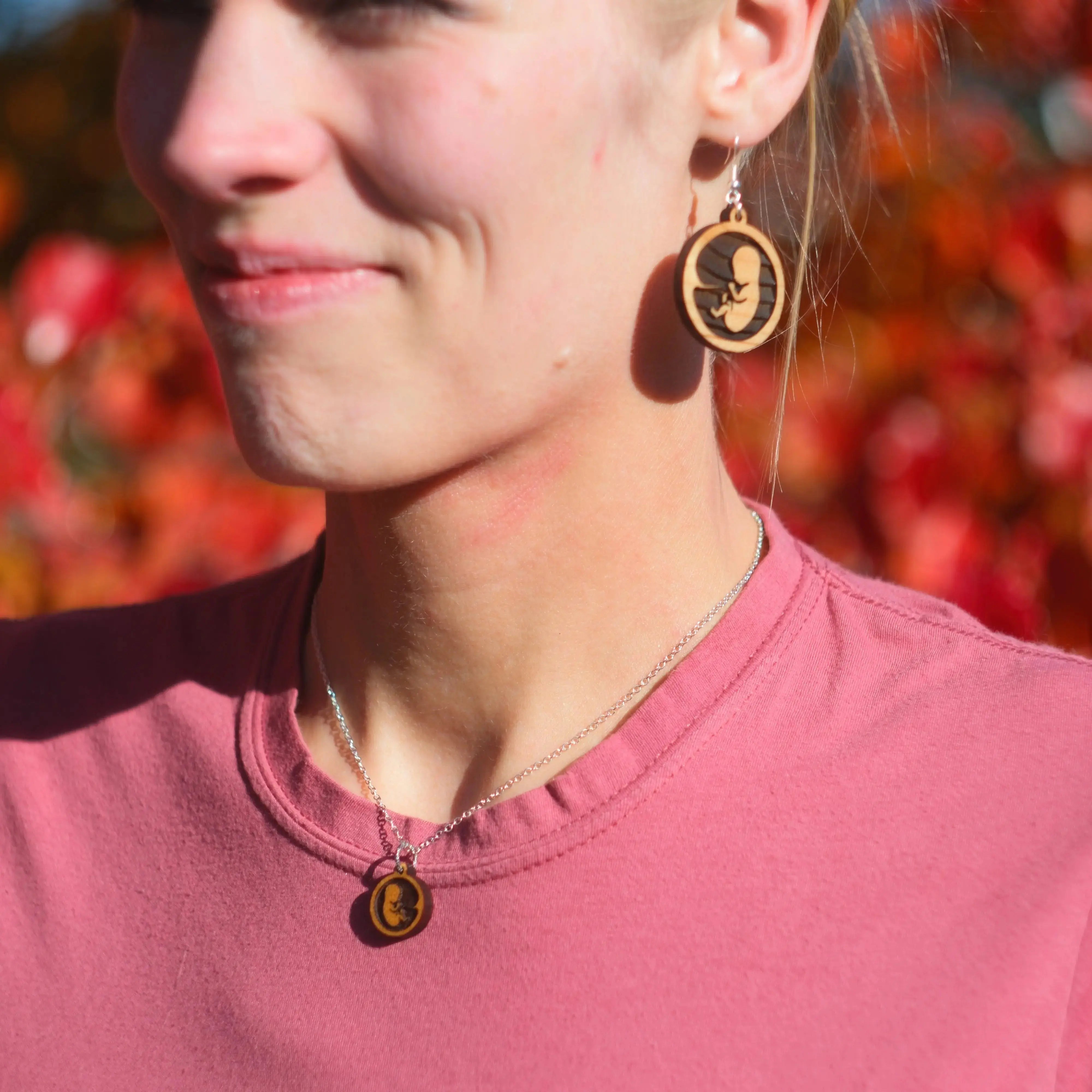 Pre-Born Engraved Earrings Abolitionists Rising Gear Store