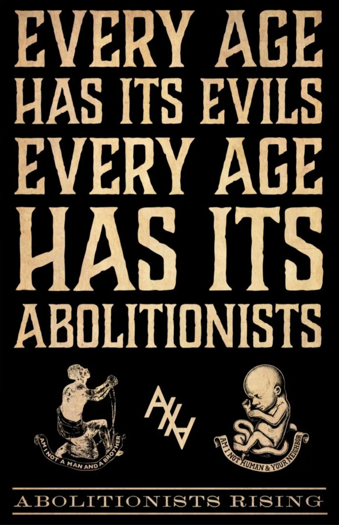 Every Age Has Its Evils Every Age Has Its Abolitionists Sign 1 Abolitionists Rising Store
