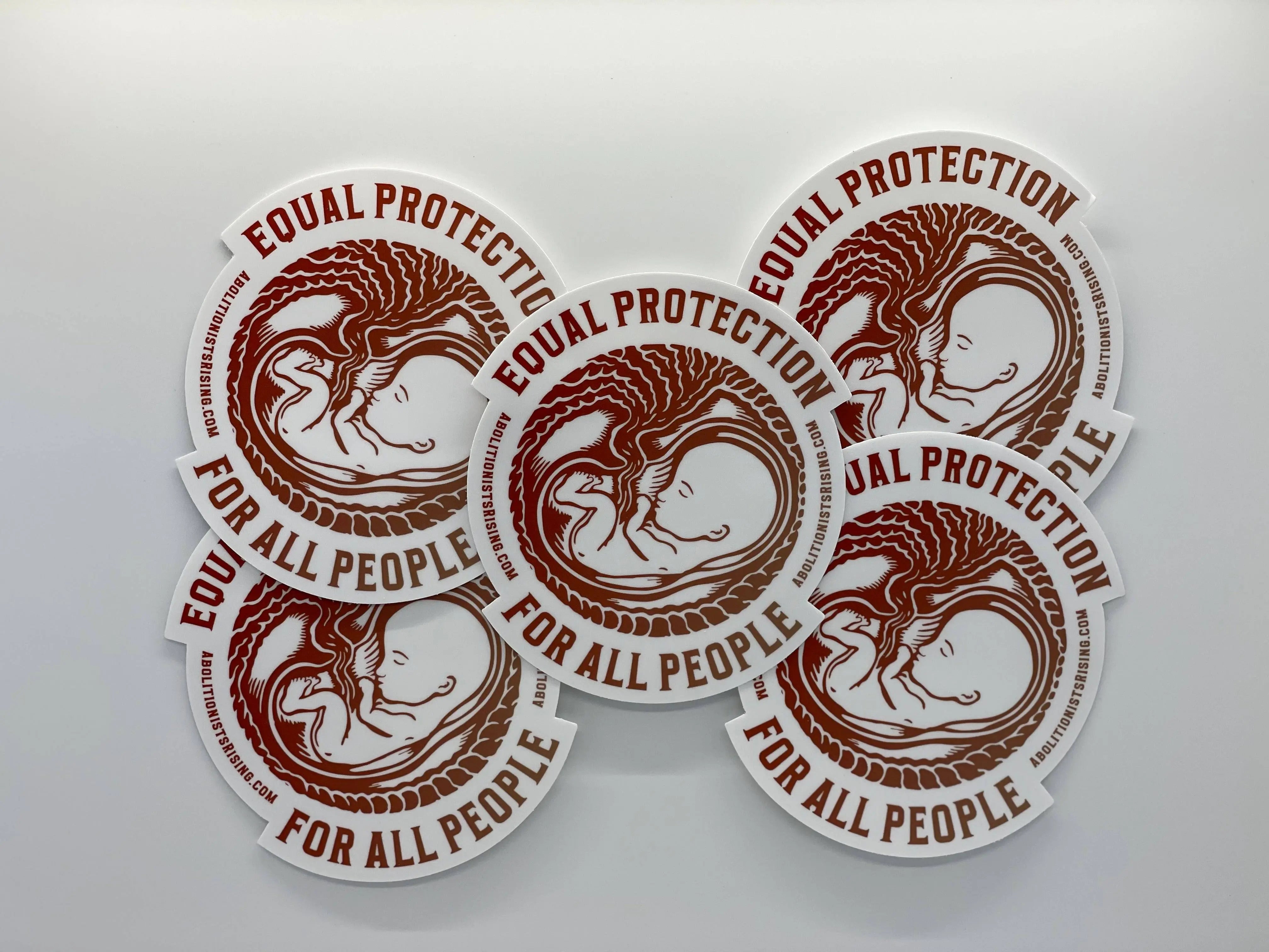 Equal Protection Sticker - Abolitionists Rising Gear Store Stickers Default Title Abolitionists Rising Gear Store