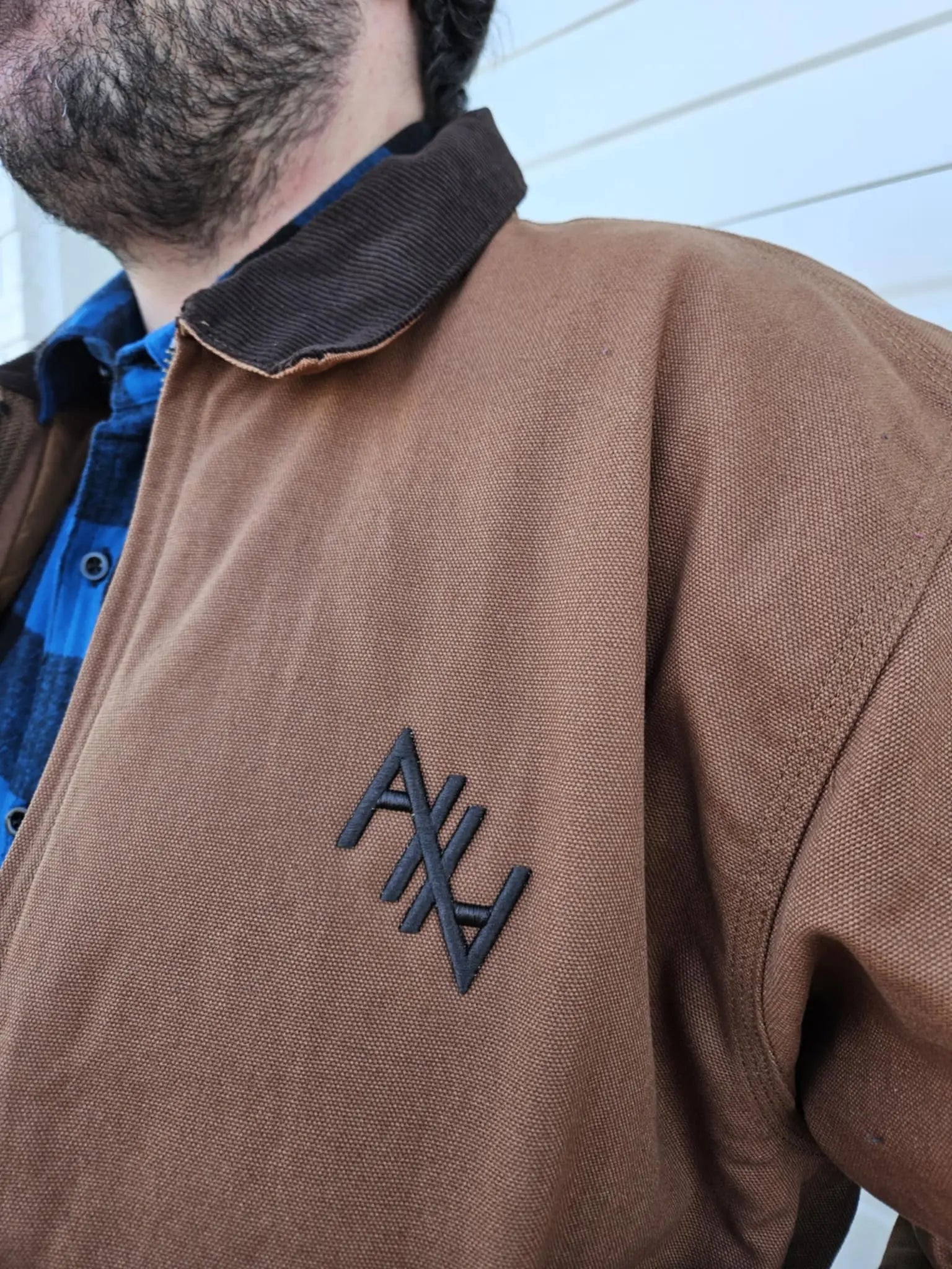 AHA Duck Cloth Work Jacket Brown Men | Pre-order Now - Abolitionists Rising Gear Store