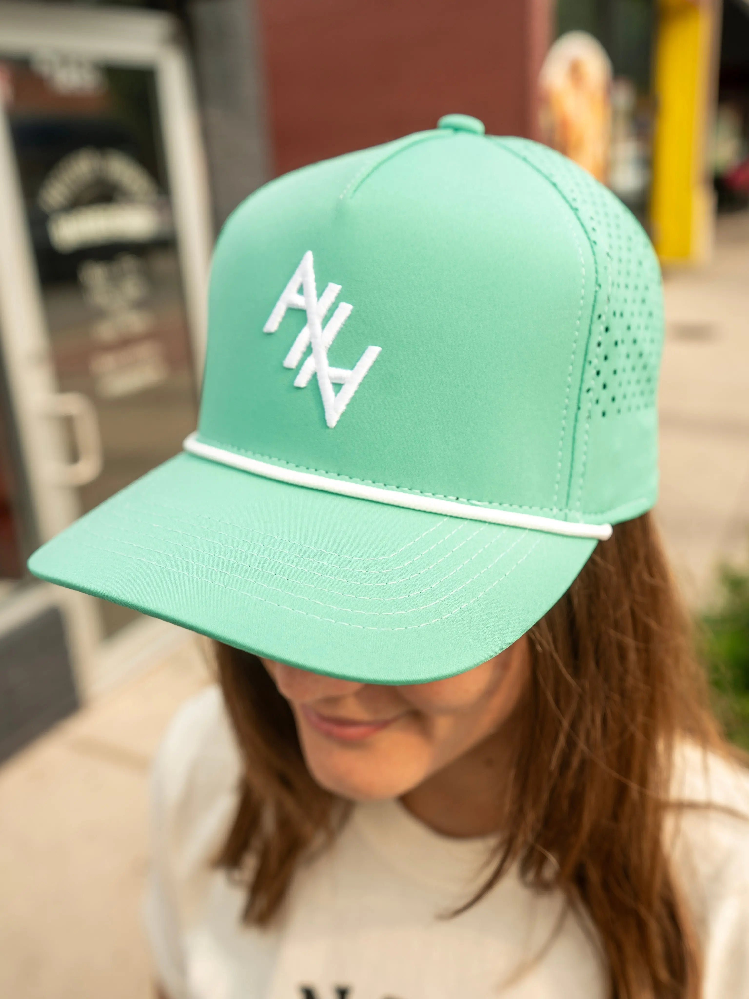 Abolish Human Abortion Embroidered Seafoam Hat Abolitionists Rising Gear Store