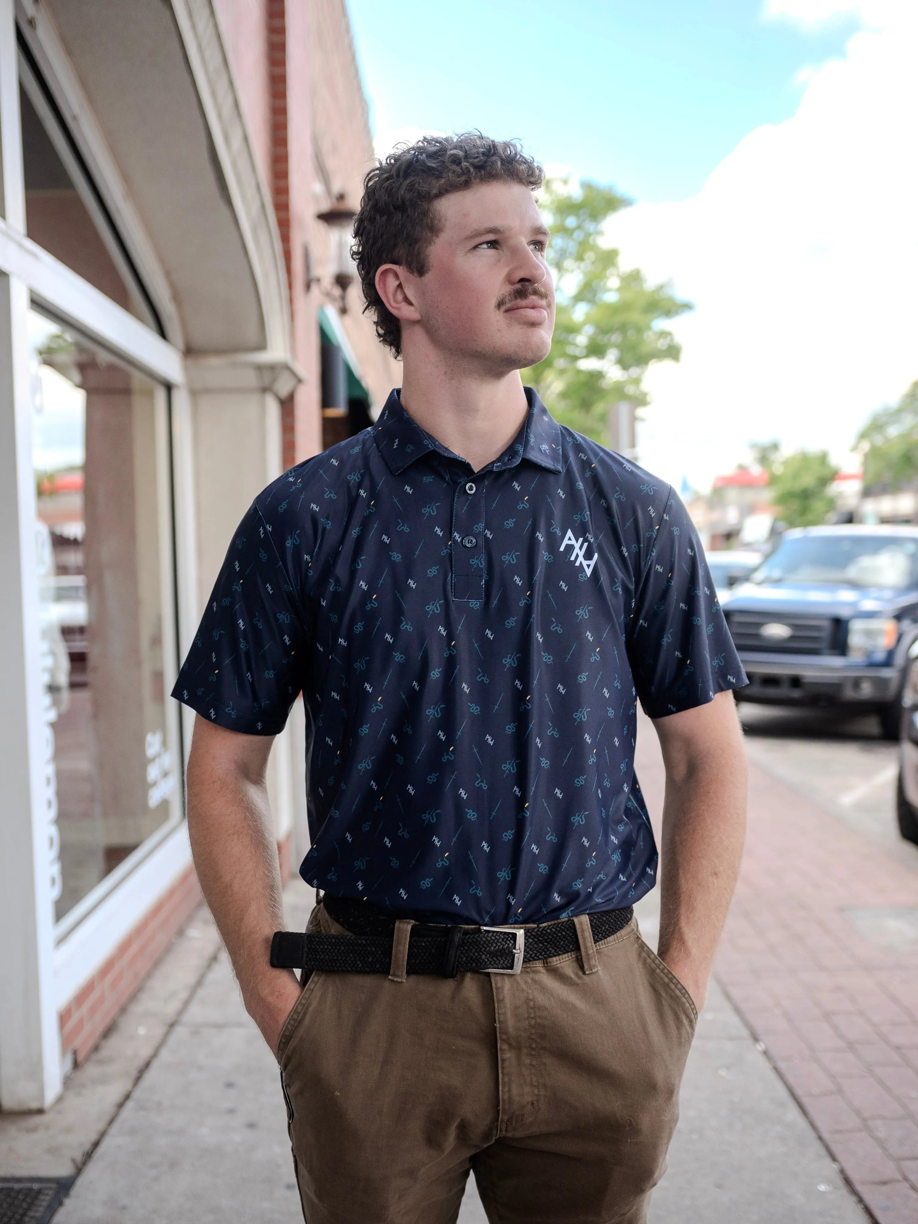 Never Wound A Snake Navy Polo Abolitionists Rising Store