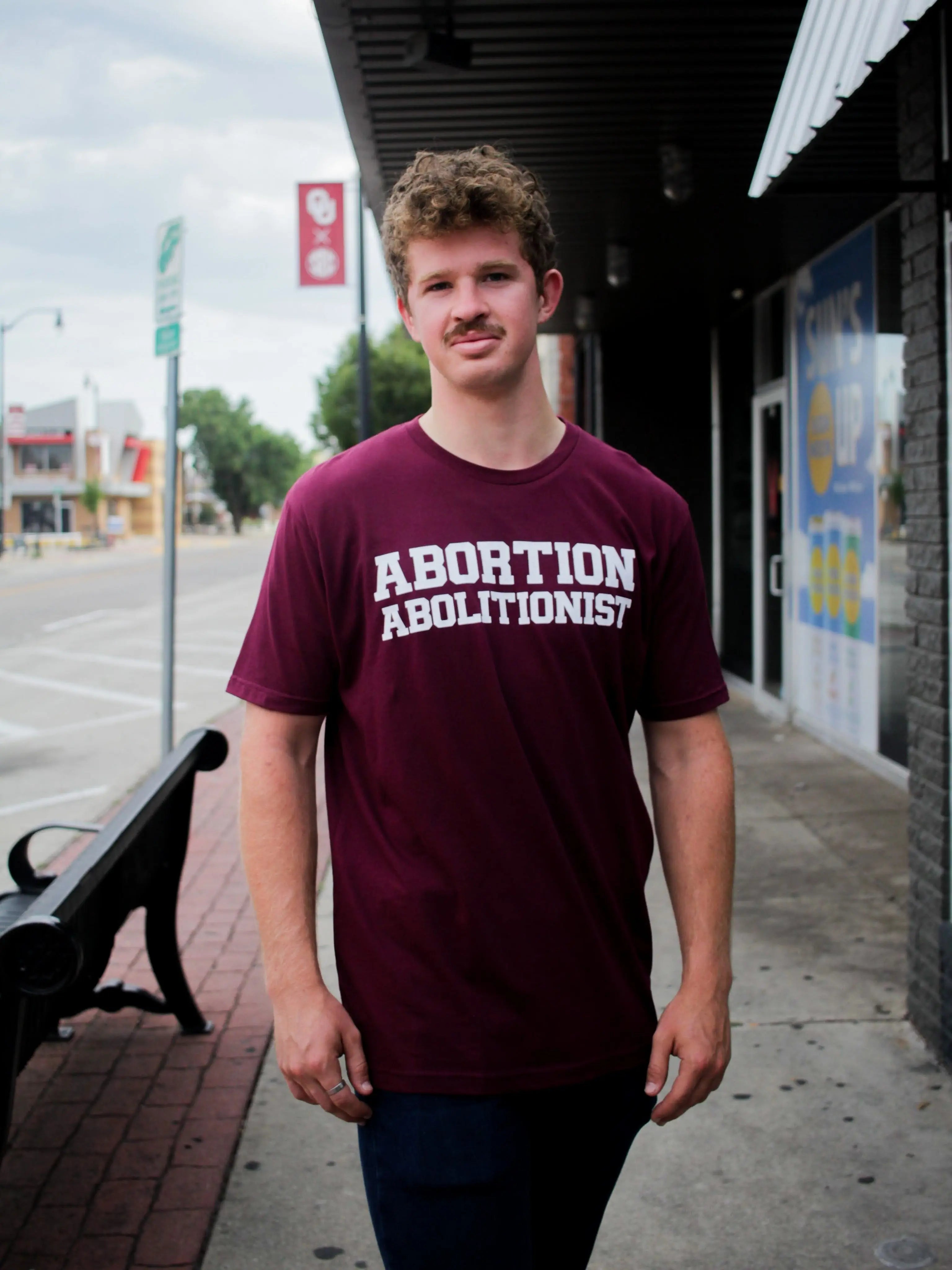 Abortion Abolitionist Maroon T-Shirt (Unisex) Abolitionists Rising Store