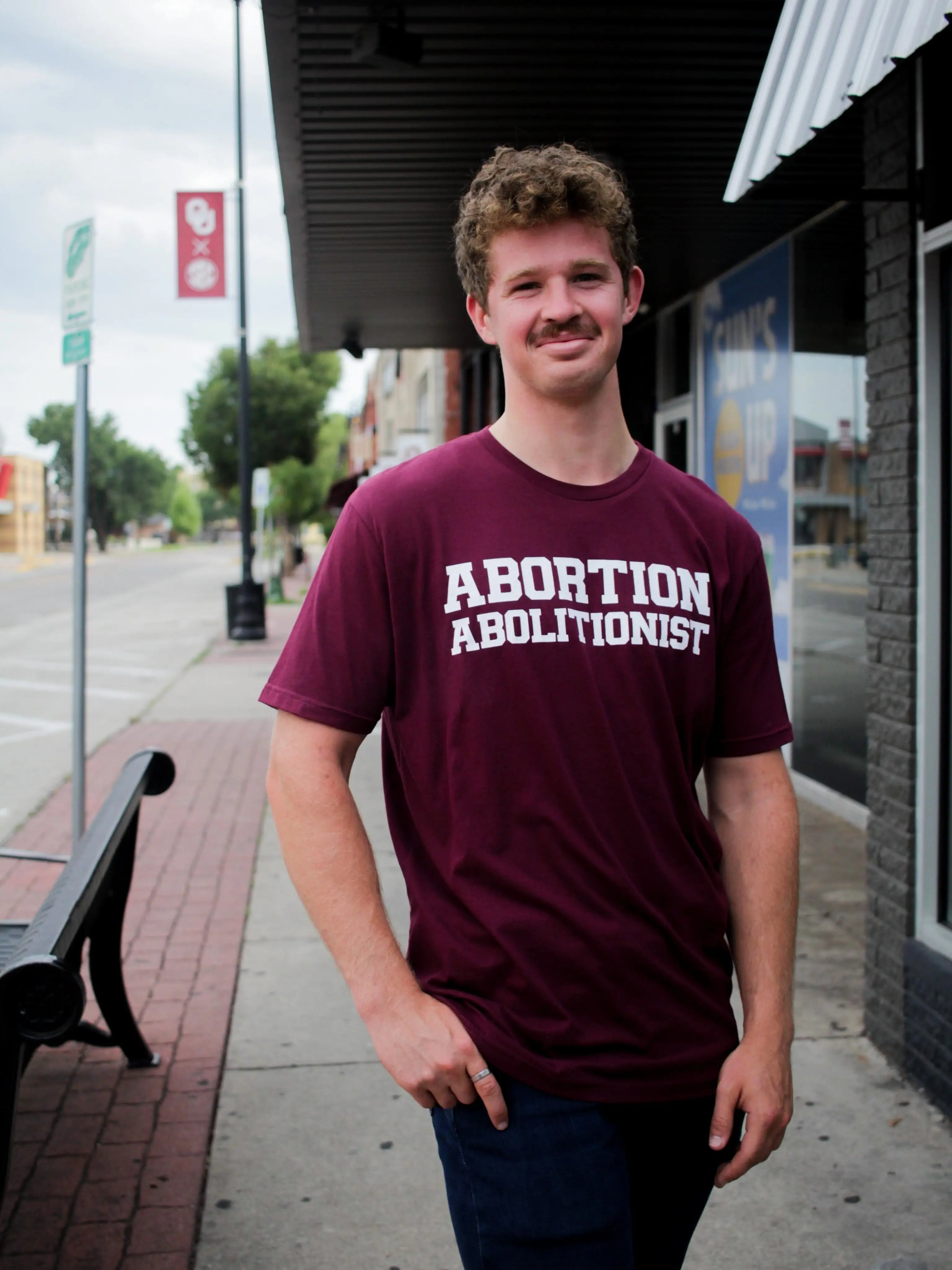 Abortion Abolitionist Maroon T-Shirt (Unisex) Abolitionists Rising Store