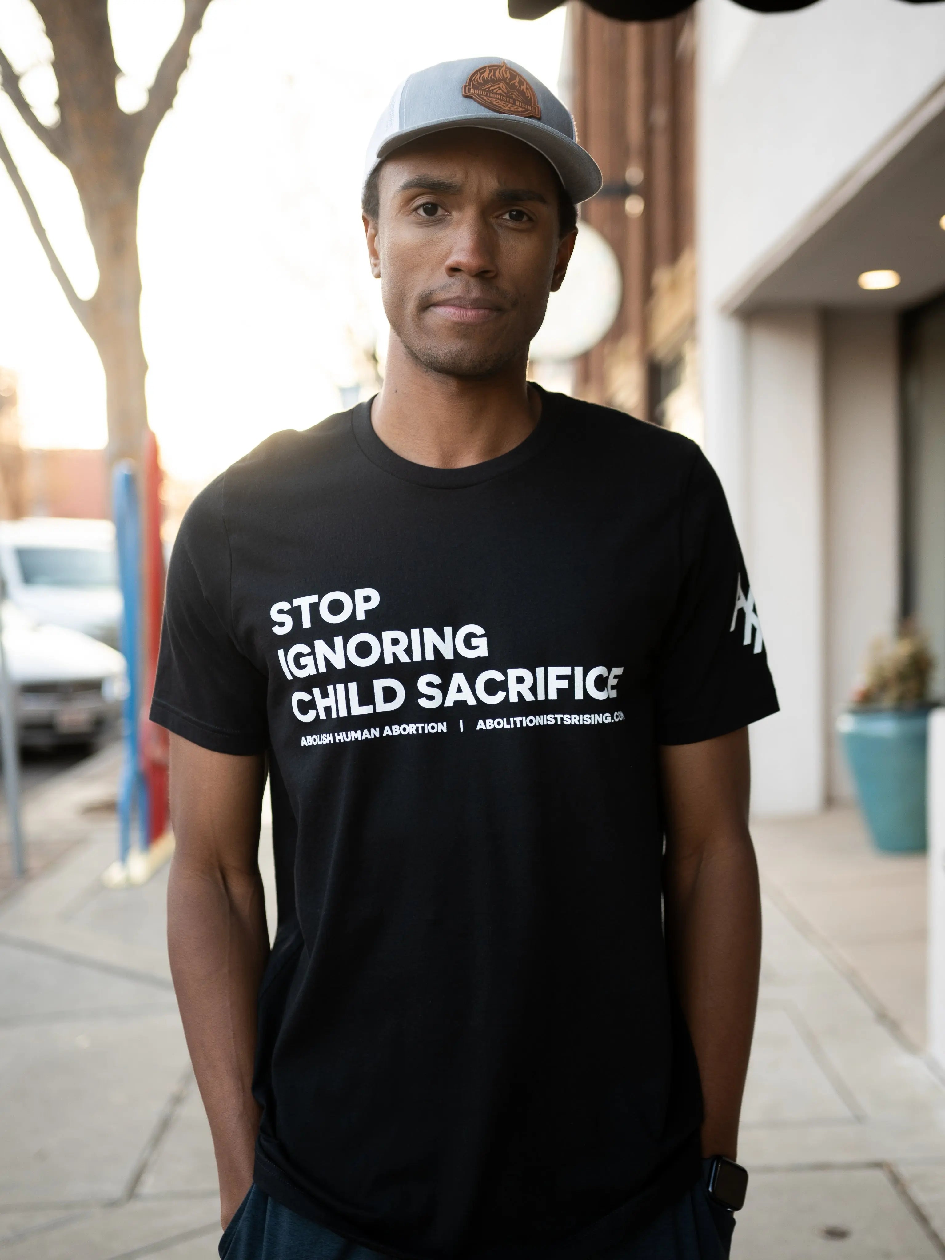STOP Ignoring Child Sacrifice! Unisex T-Shirt Abolitionists Rising Store
