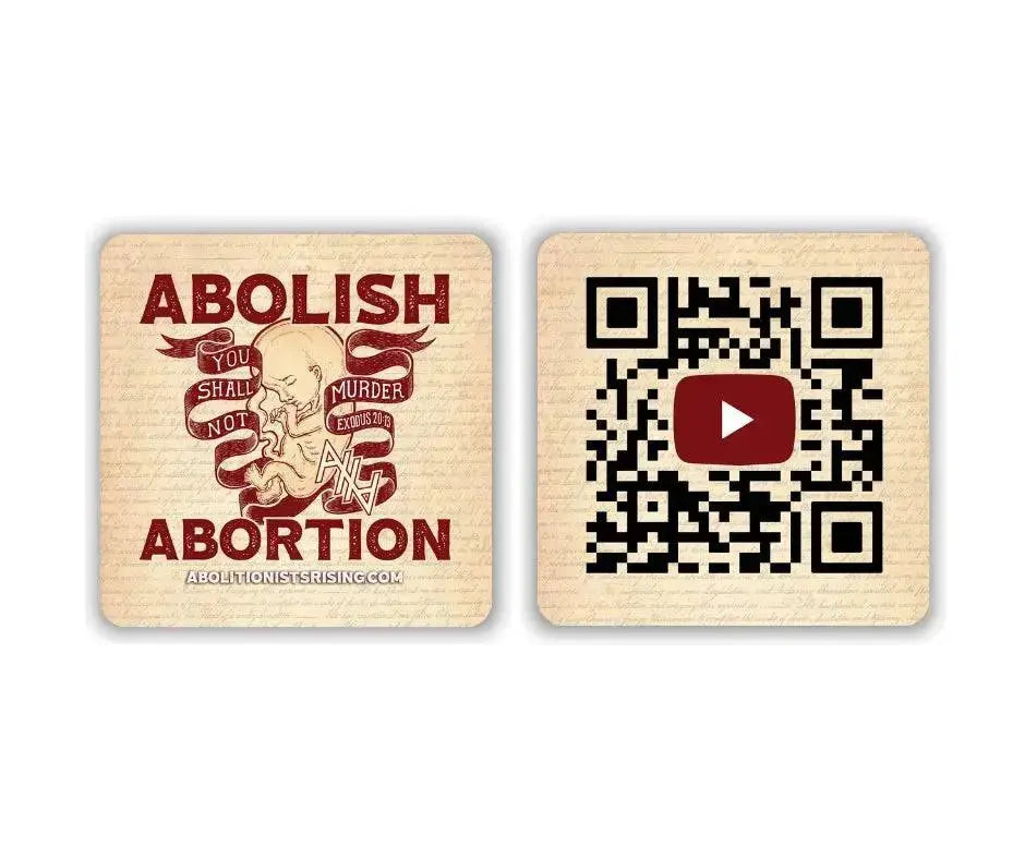 You Shall Not Murder Crimson T-Shirt (Unisex) & Dropcard Bundle - Abolitionists Rising Gear Store