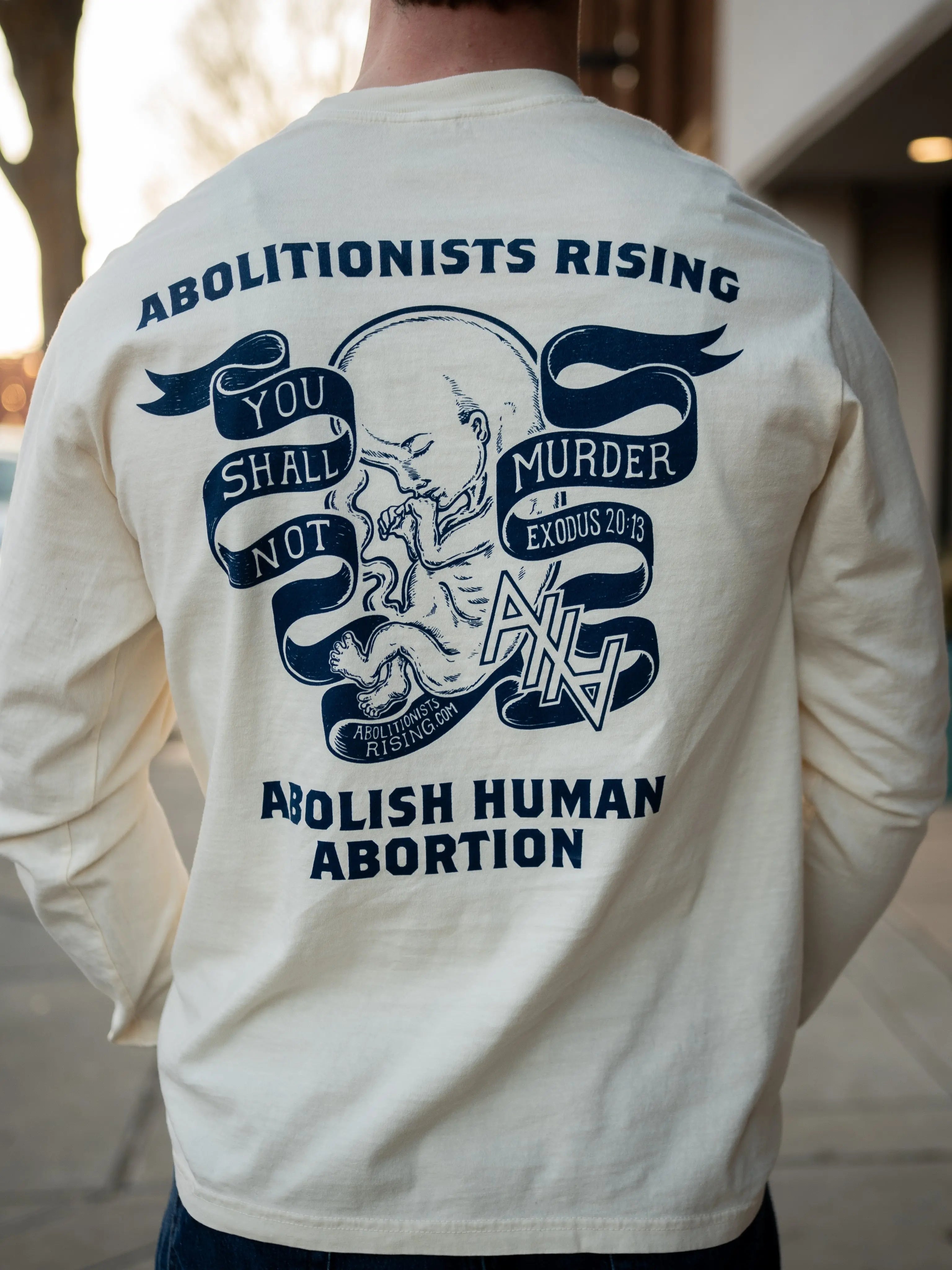 You Shall Not Murder Long-Sleeve Tee Abolitionists Rising Store