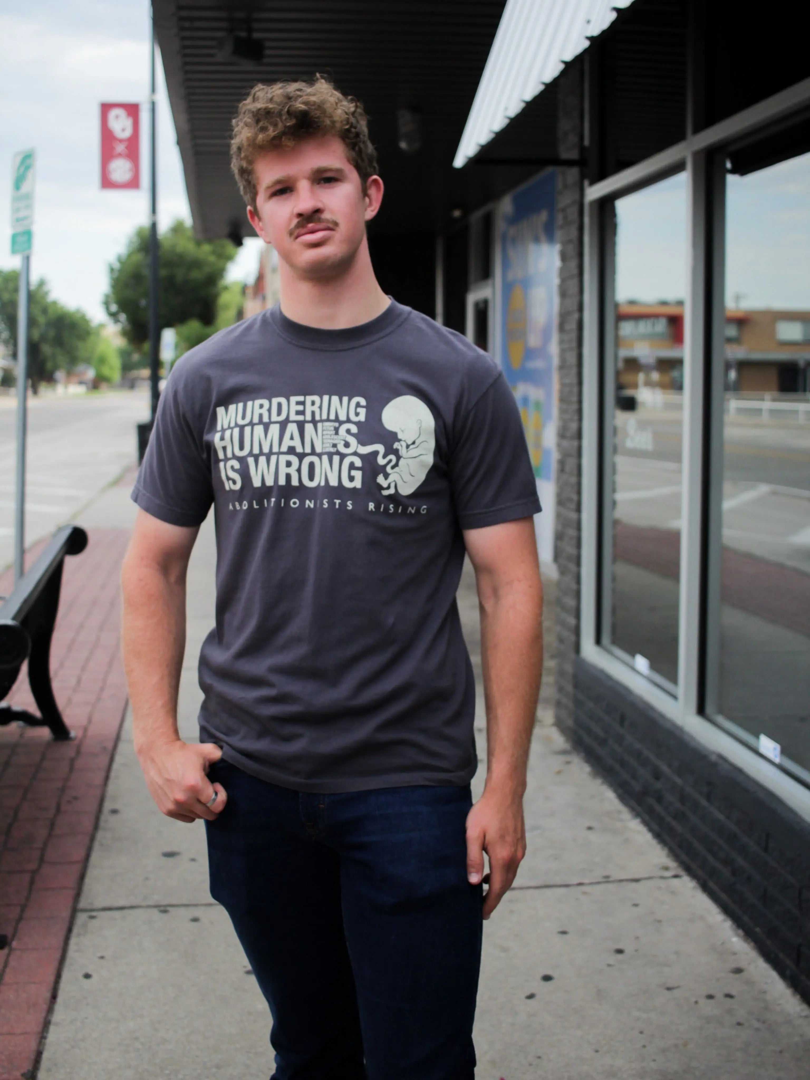 Murdering Human Is Wrong Unisex T-Shirt Abolitionists Rising Store