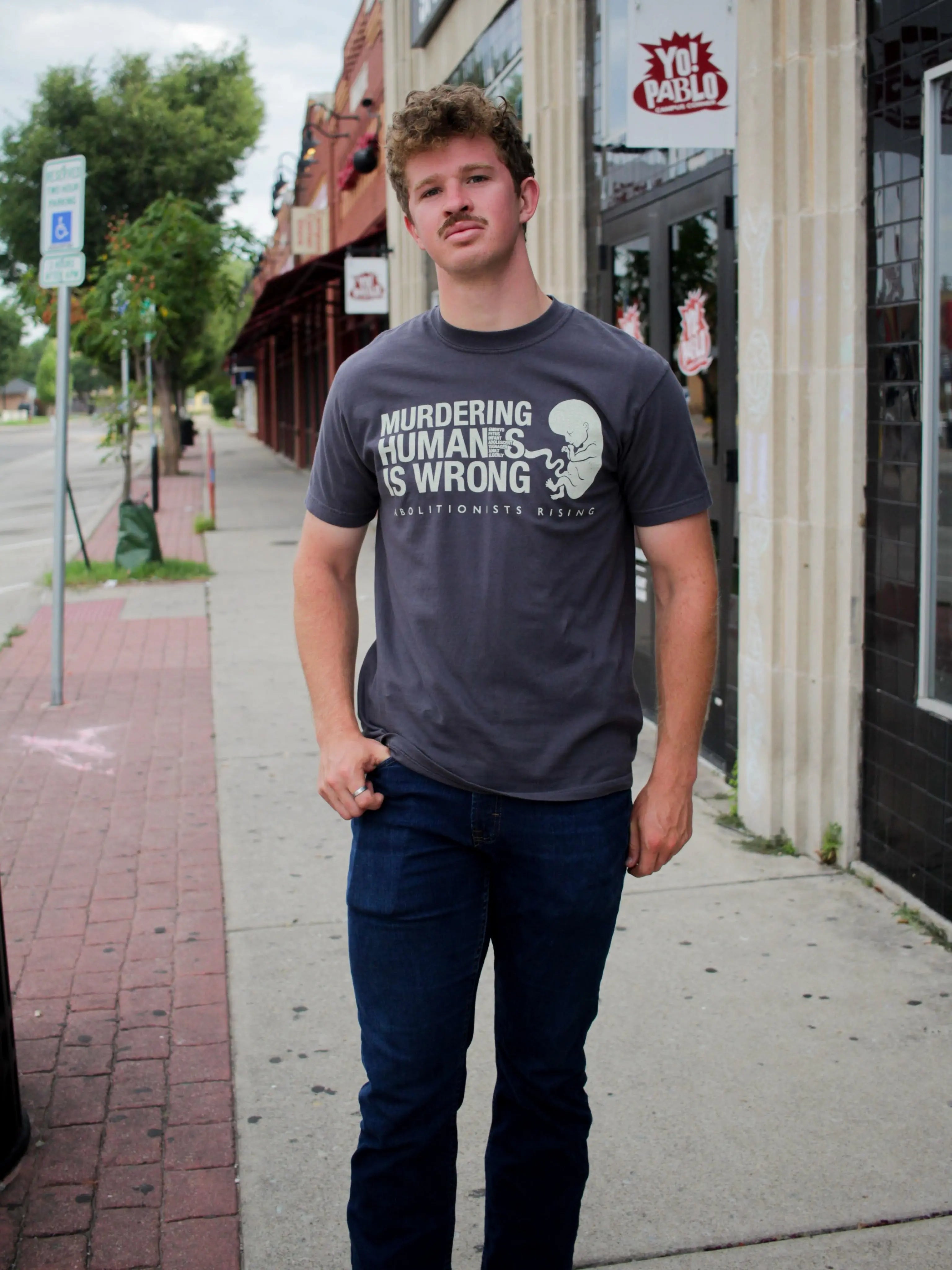 Murdering Human Is Wrong Unisex T-Shirt Abolitionists Rising Store