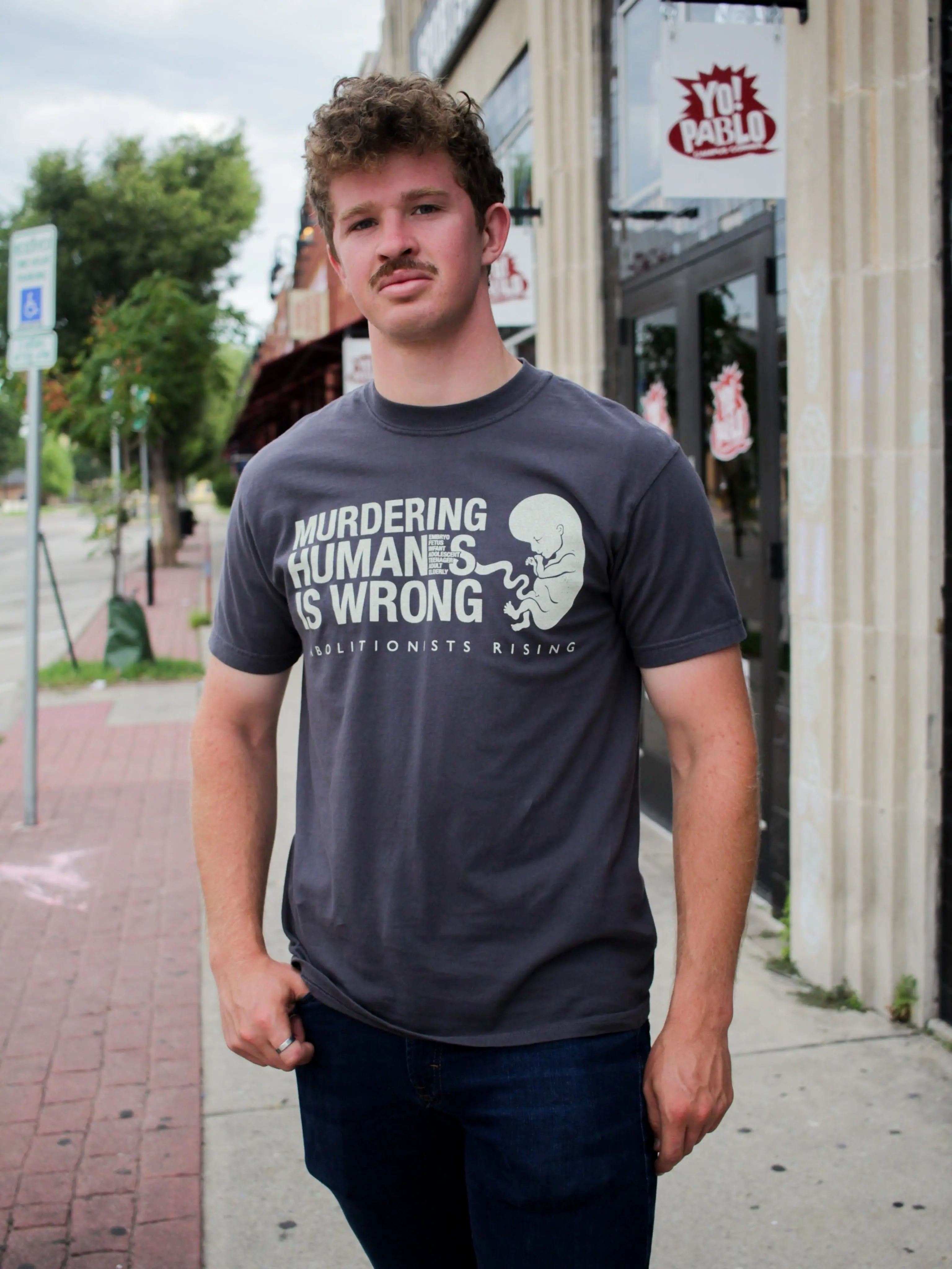 Murdering Human Is Wrong Unisex T-Shirt Abolitionists Rising Store