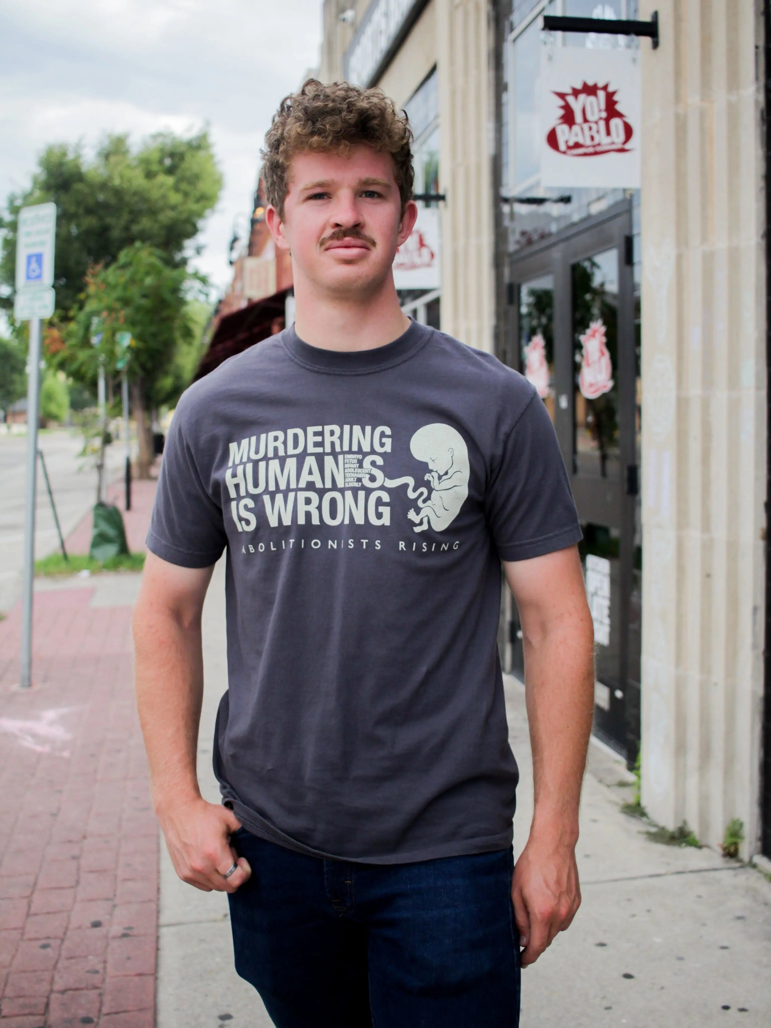Murdering Human Is Wrong Unisex T-Shirt Abolitionists Rising Store