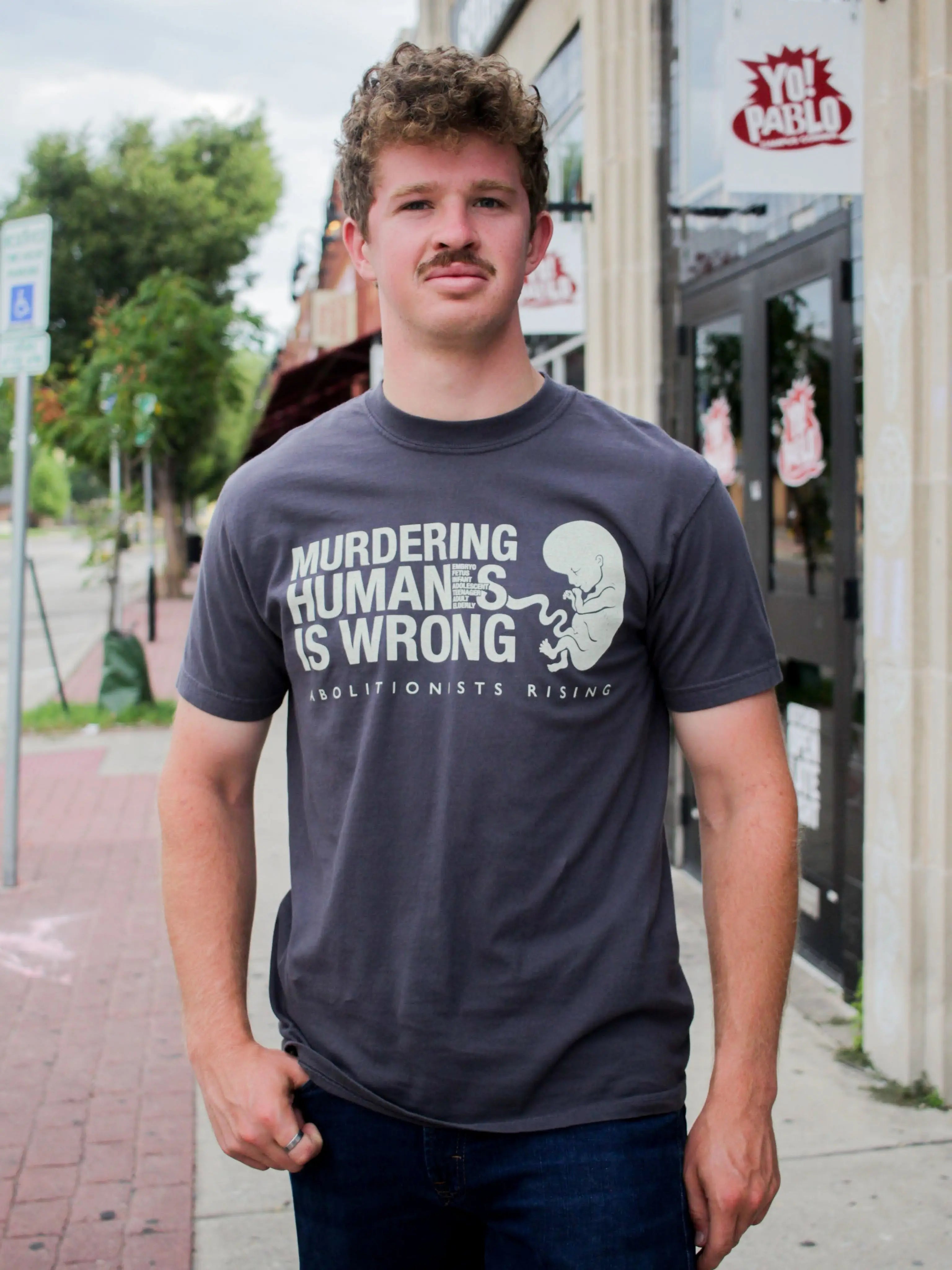 Murdering Human Is Wrong Unisex T-Shirt Abolitionists Rising Store