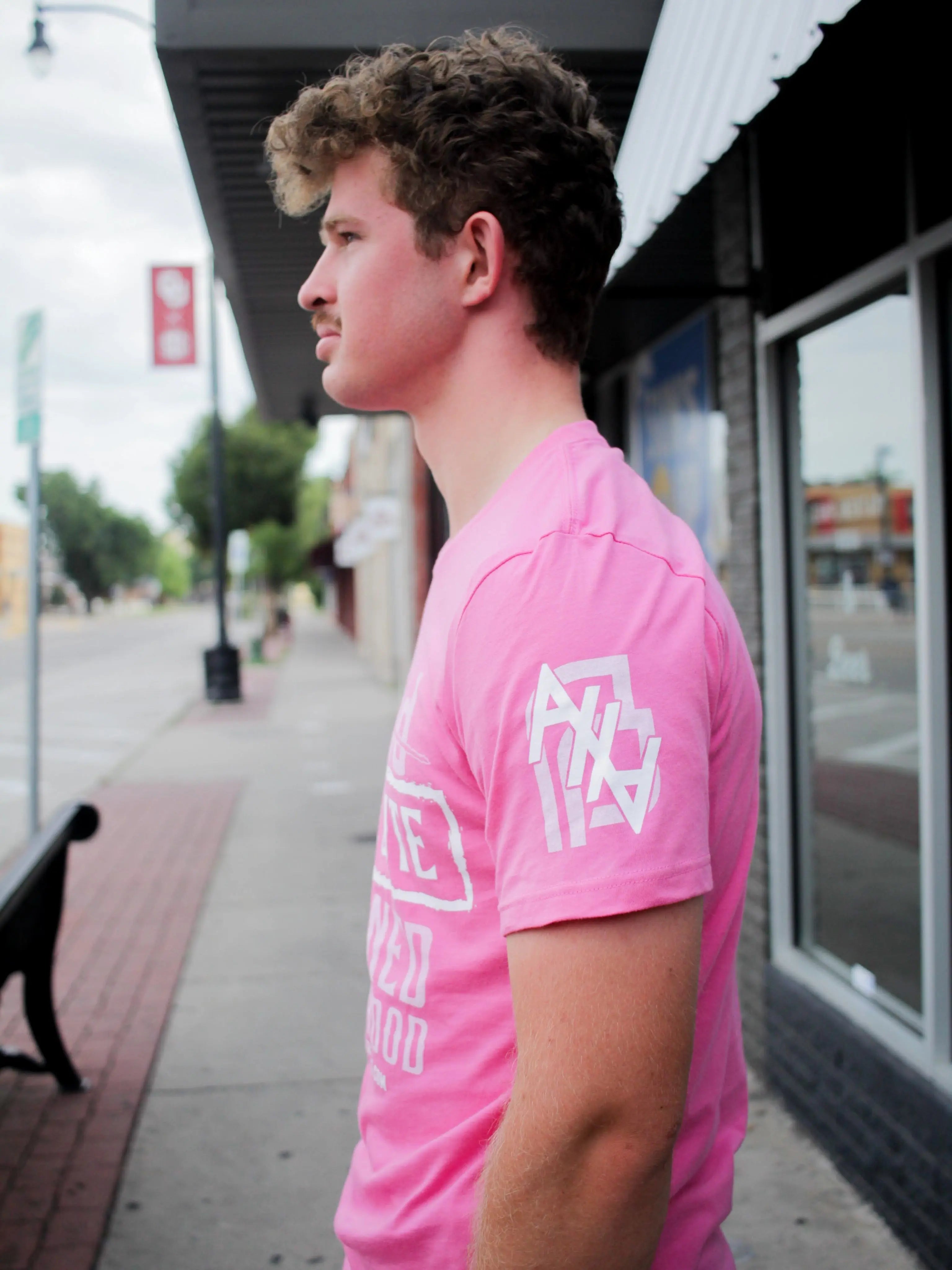 Pink shirt demanding 'Prosecute Planned Parenthood' in white letters, abolitionist pro-life shirt for Republicans and anti-abortion activists like Live Action followers."
Abolitionists Rising T-shirt