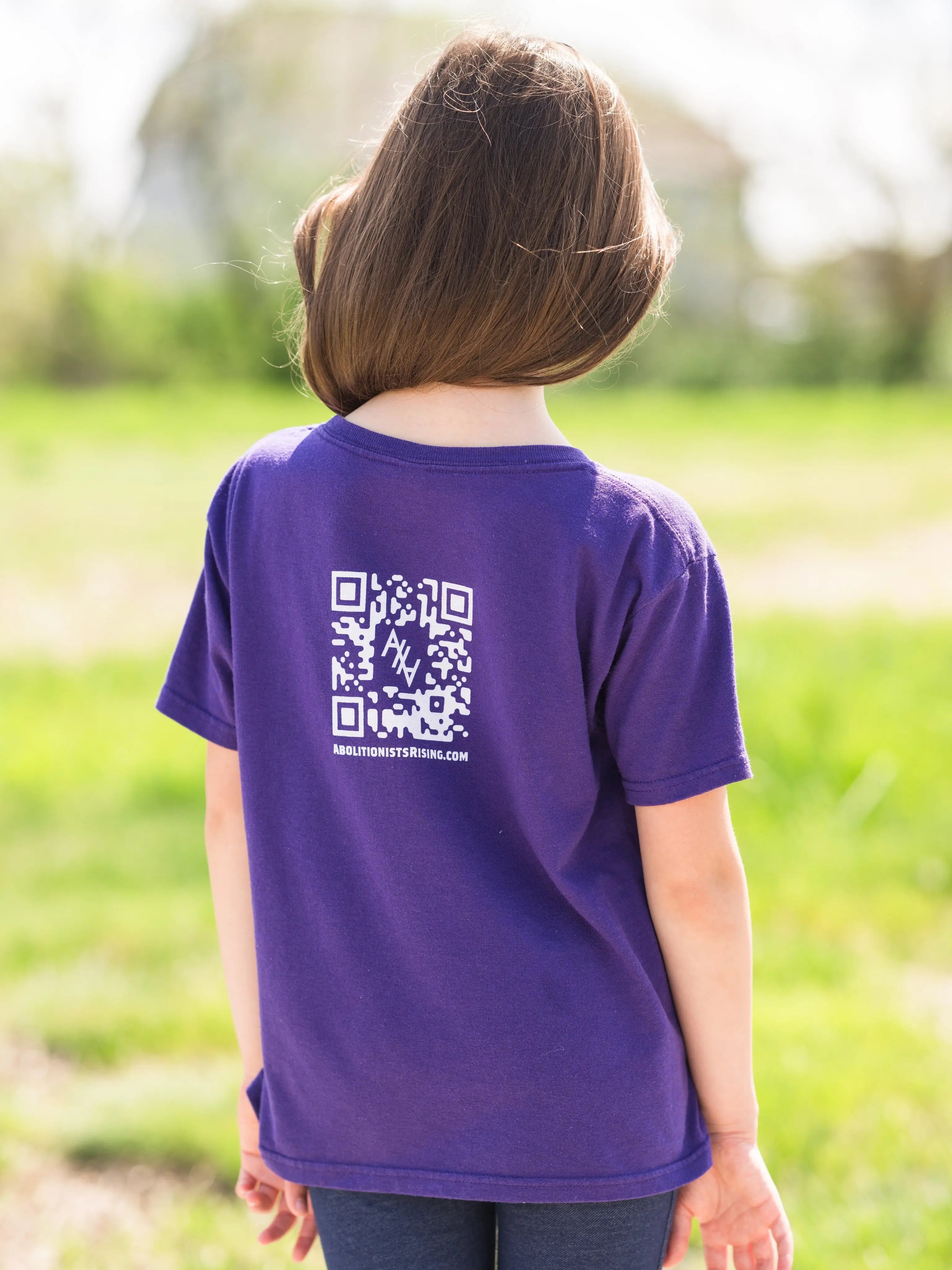 Abolitionists Rising We've All Been Here Youth T-Shirt Back