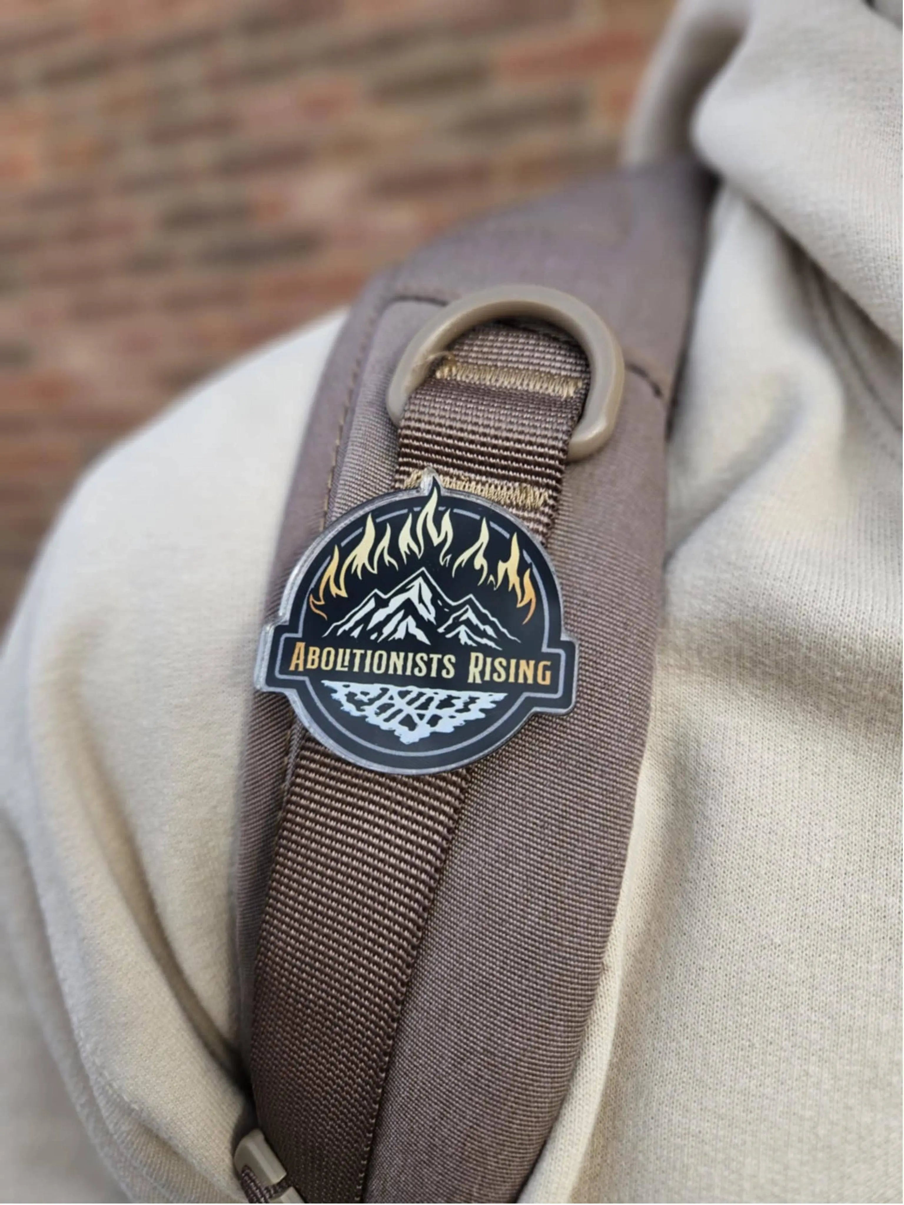 Abolitionists Rising Logo Pin - Abolitionists Rising Gear Store