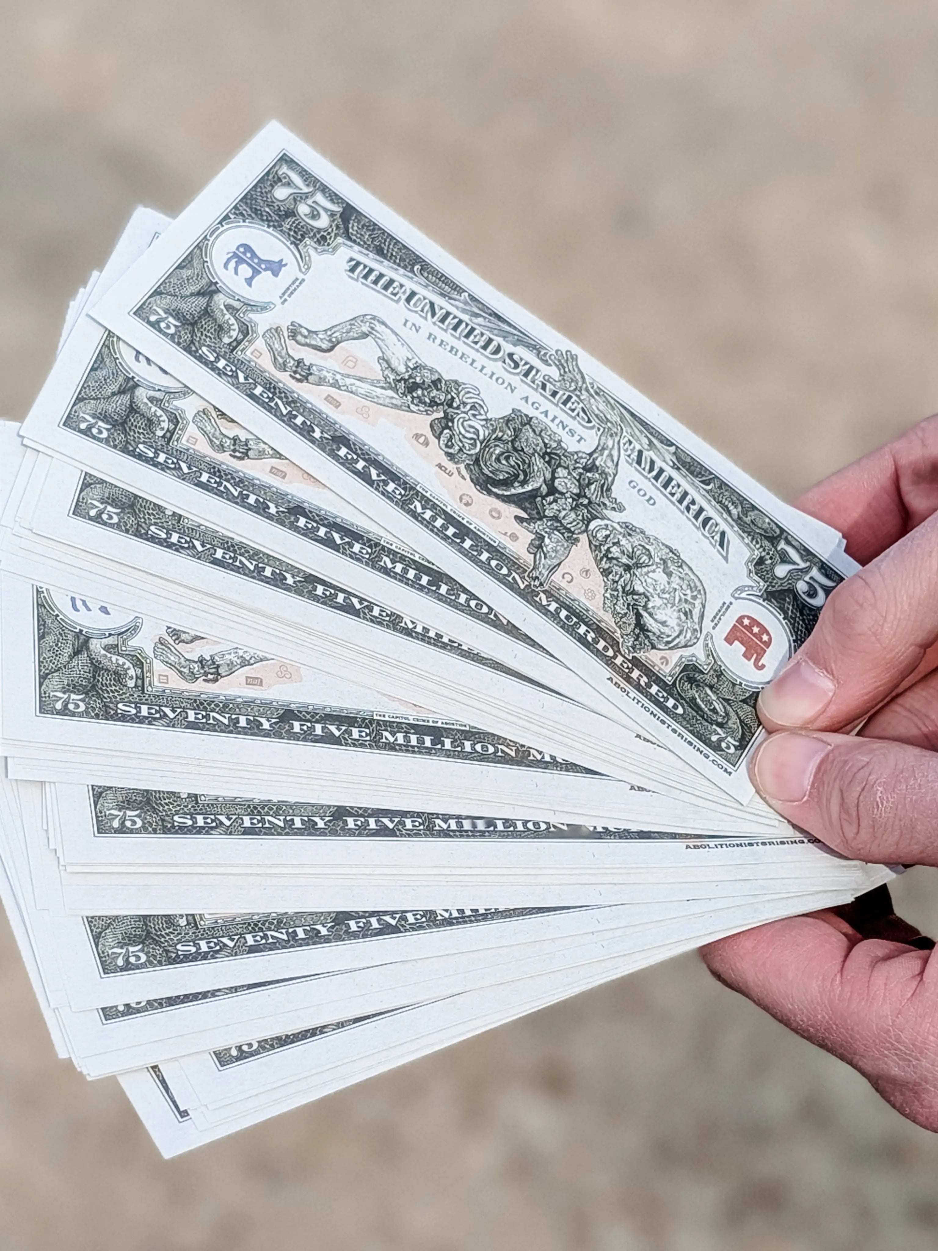 Goat Nation Bills - We The People Demand Abolition - Abolitionists Rising Gear Store