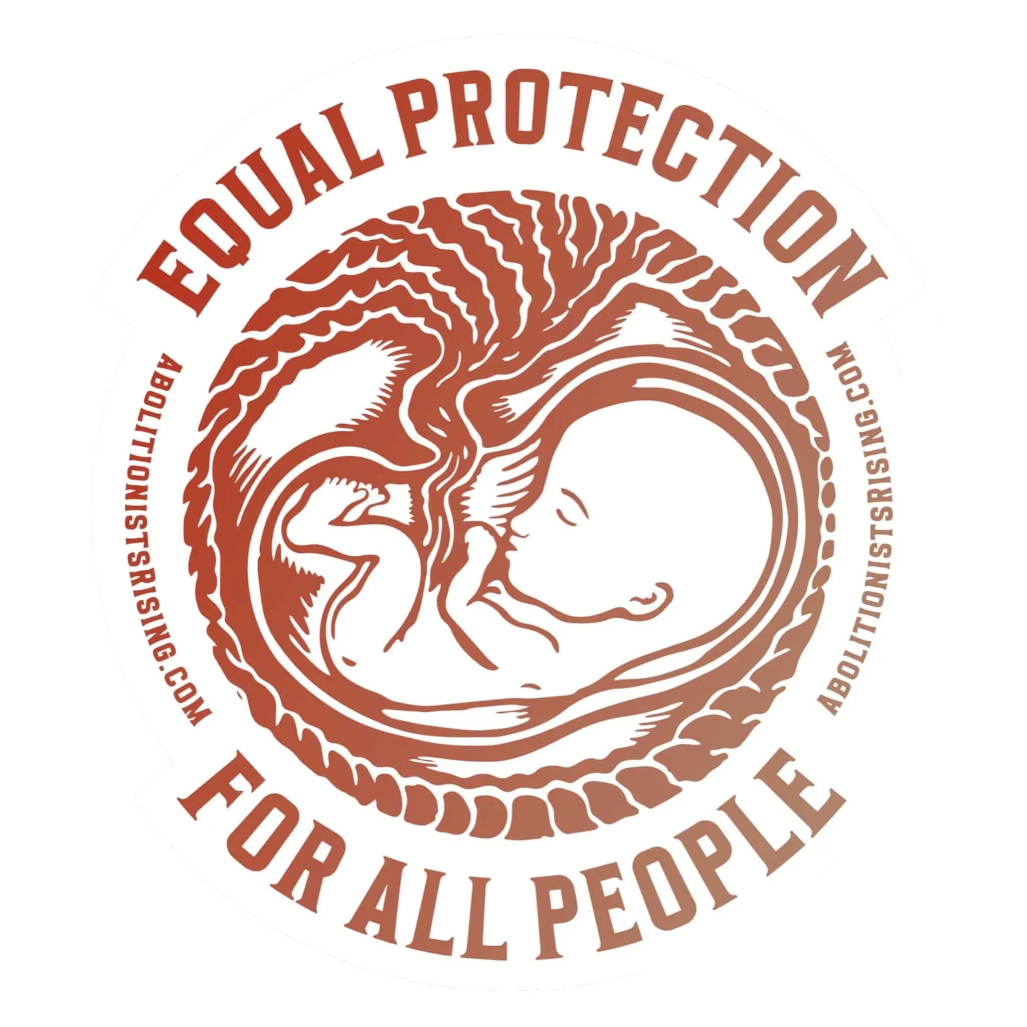 Equal Protection Sticker - Abolitionists Rising Gear Store Stickers Default Title Abolitionists Rising Gear Store