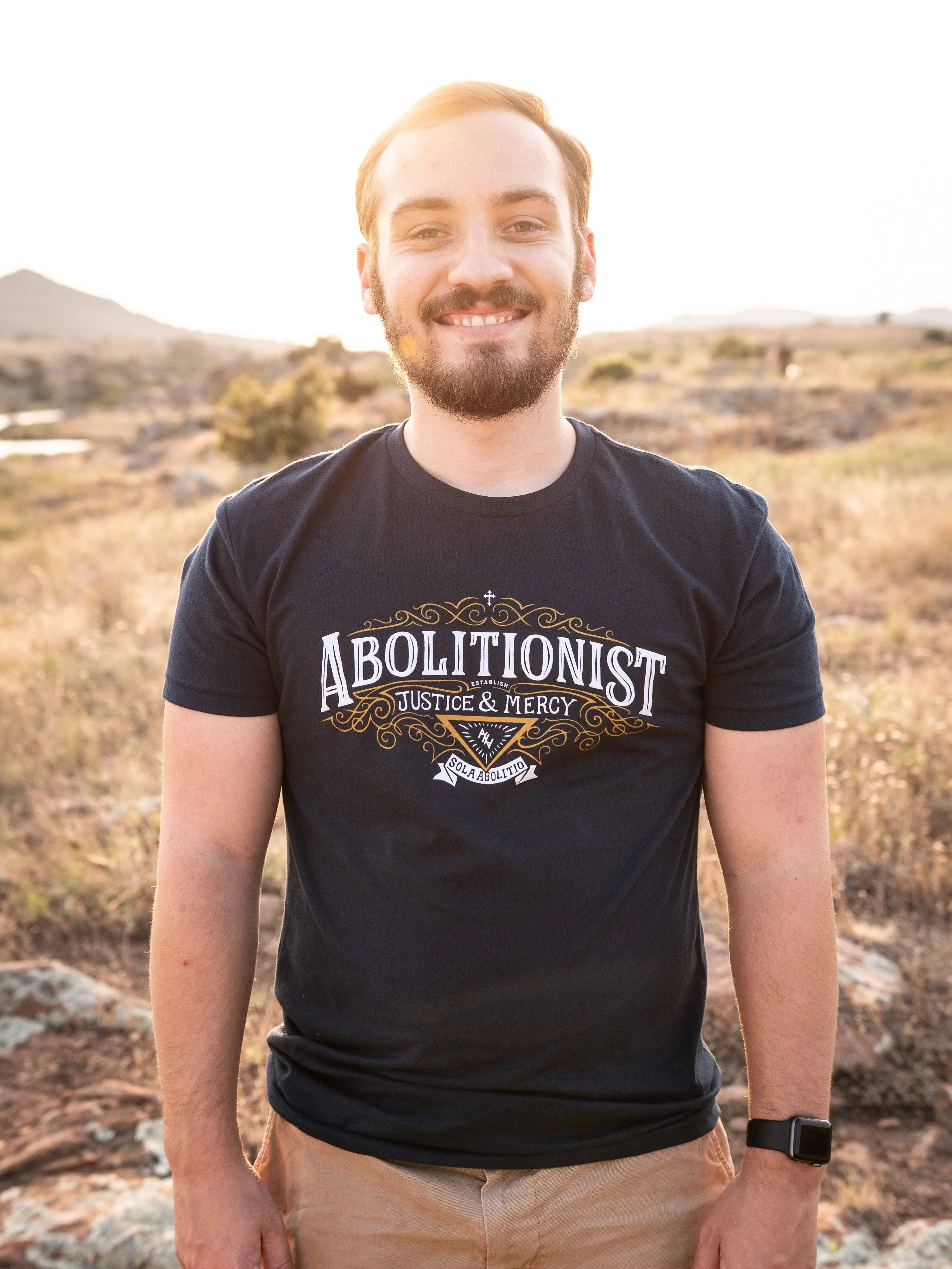 Abolish Abortion to the Glory of God T-Shirt (Unisex) - Navy & DropCards bundle - Abolitionists Rising Gear Store Shirts XS Abolitionists Rising Store
