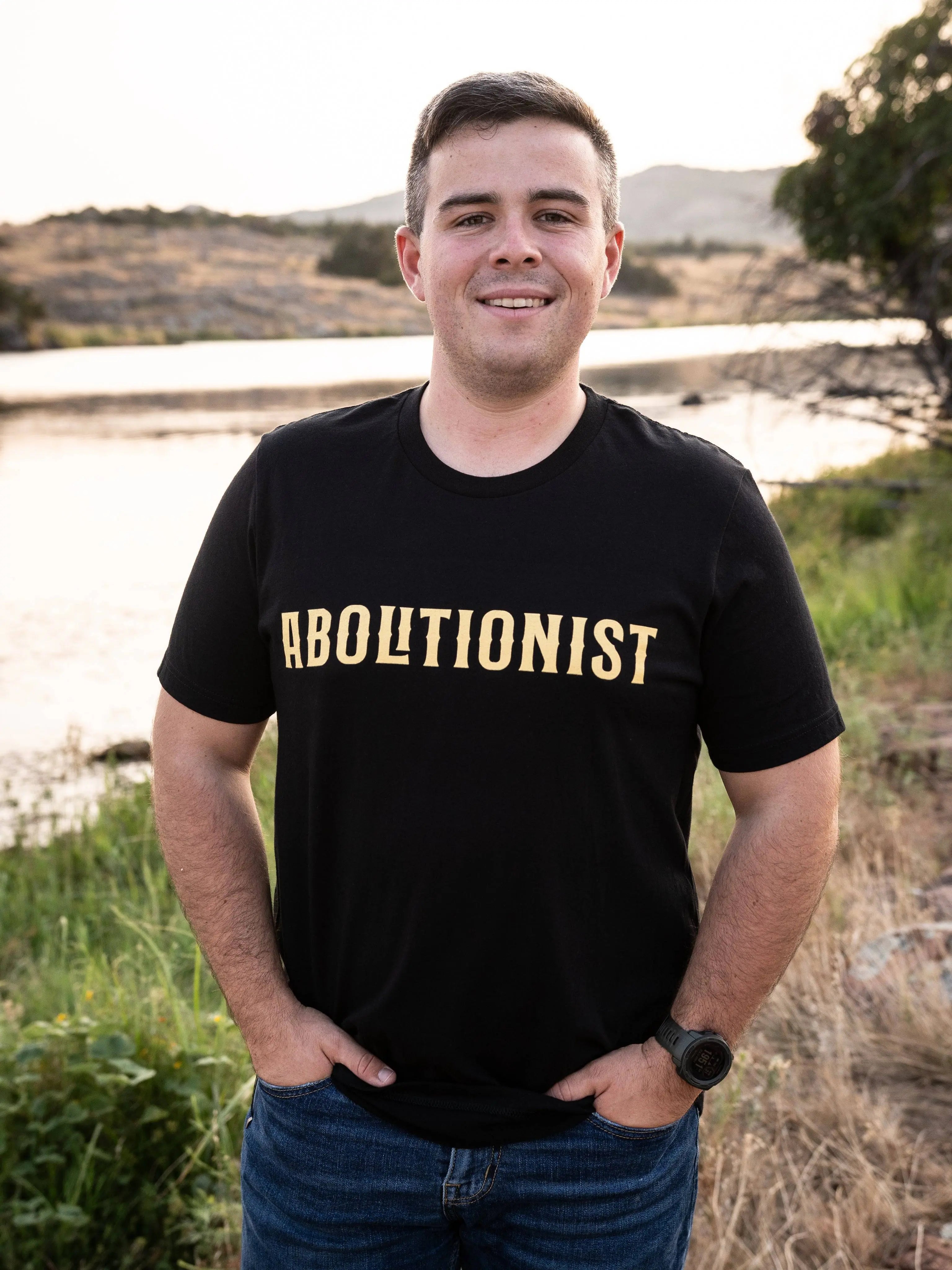 All On Fire Abolitionist Black T-Shirt (Unisex) - Abolitionists Rising Gear Store Shirts XS Abolitionists Rising Store