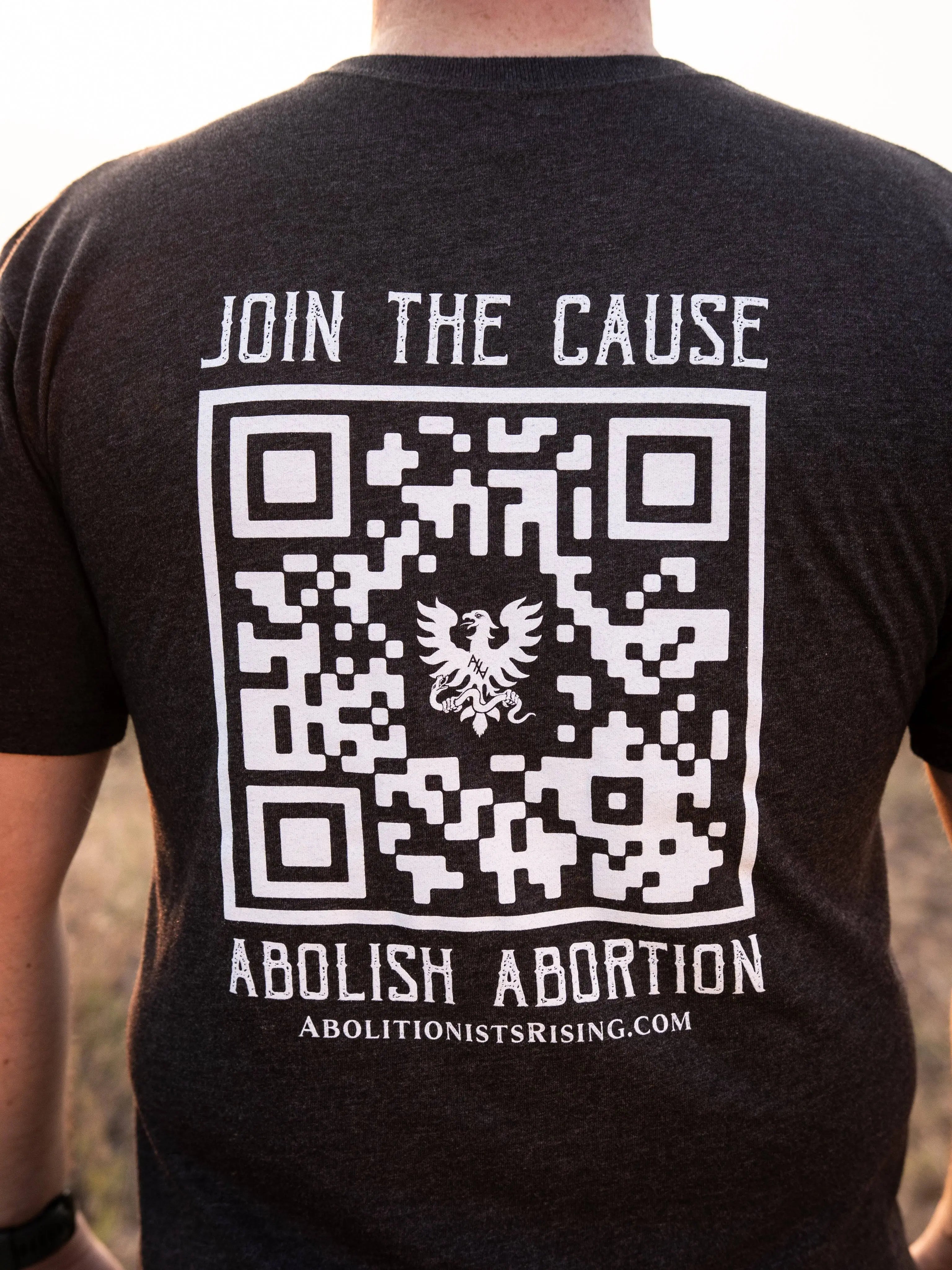 Abolitionists Rising Phoenix T-Shirt (Unisex) - Gray - Abolitionists Rising Gear Store Shirts XS Abolitionists Rising Store