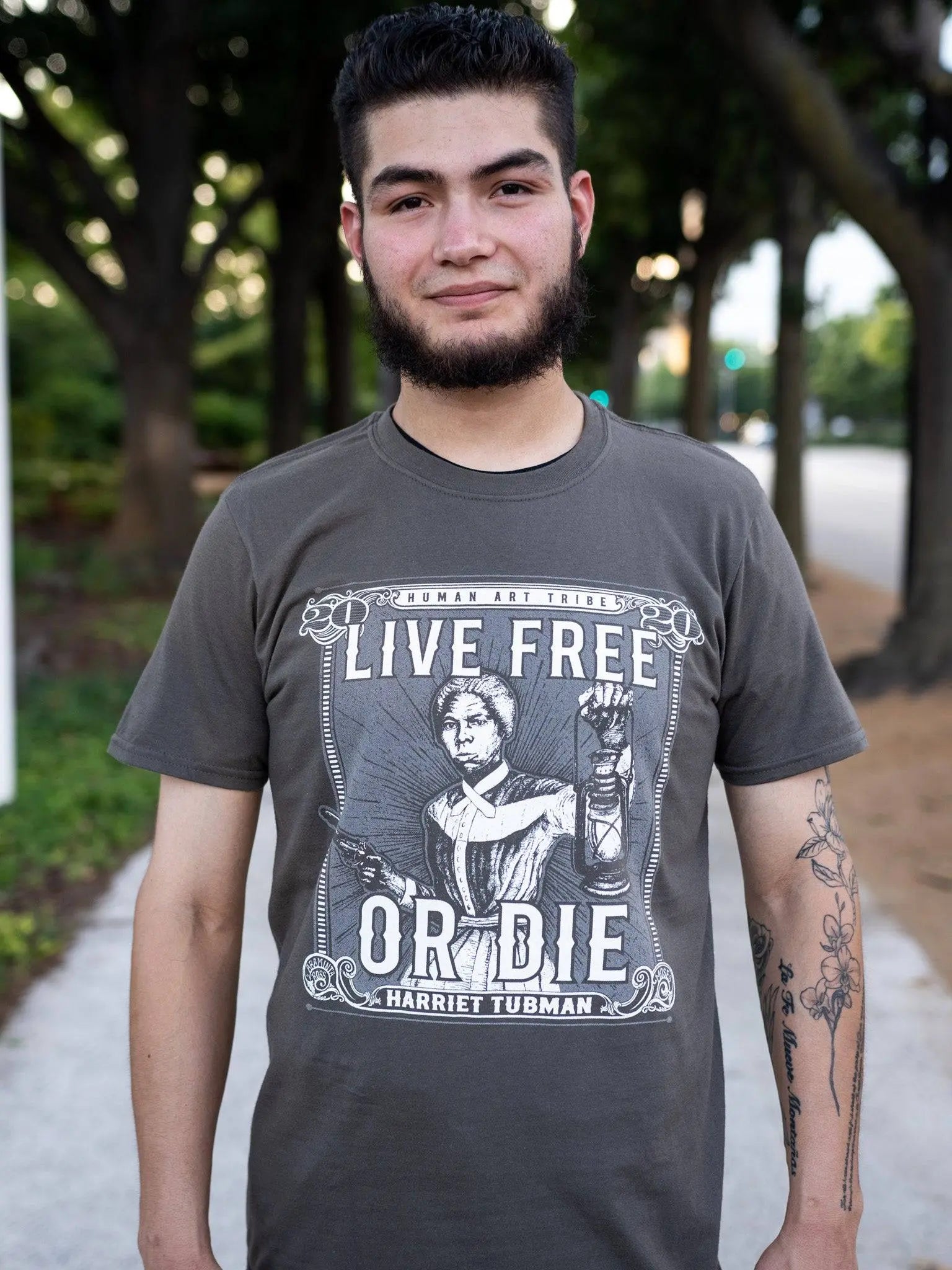 Live Free or Die Tubman20 T-Shirt (Unisex) - Abolitionists Rising Gear Store S Abolitionists Rising Store