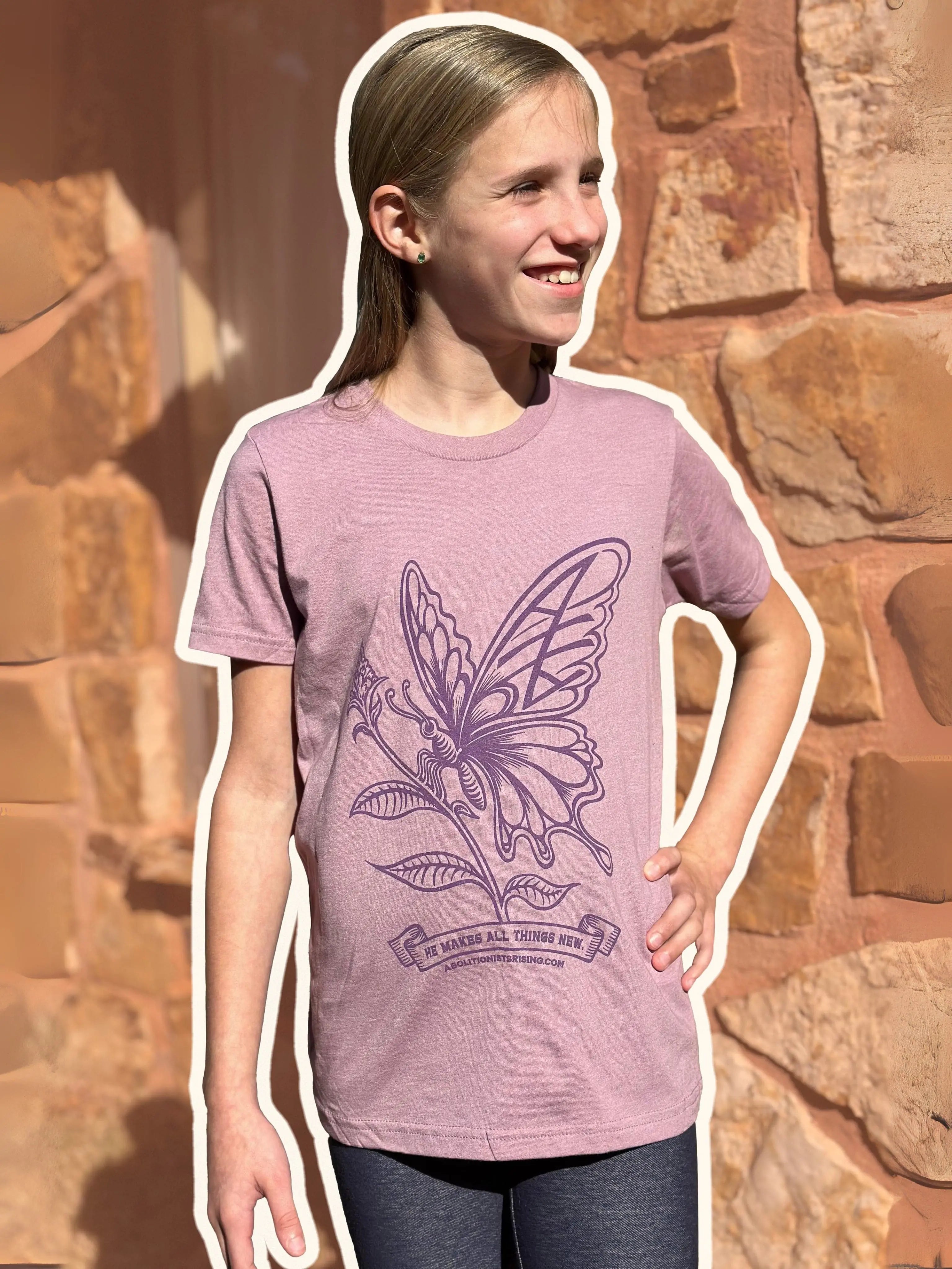 He Makes all Things New YOUTH T-Shirt - Abolitionists Rising Gear Store