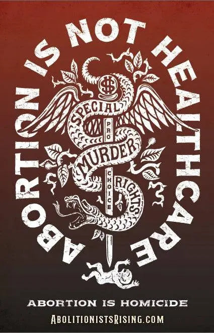 Homicide Not Healthcare Colorized Sign - Abolitionists Rising Gear Store Signs Default Title Abolitionists Rising Store
