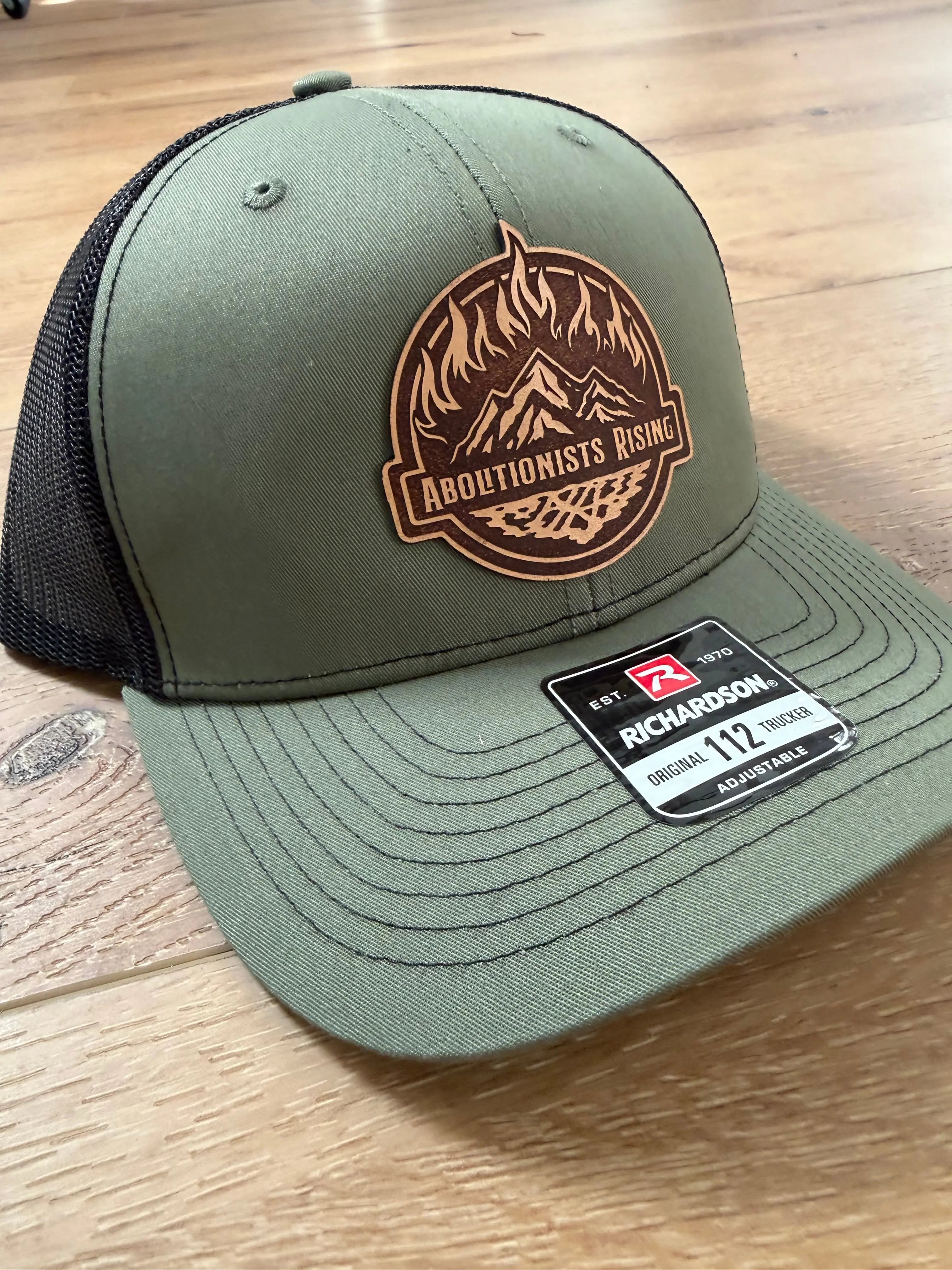 Abolitionists Rising Loden Leather Patch Hat Abolitionists Rising Gear Store