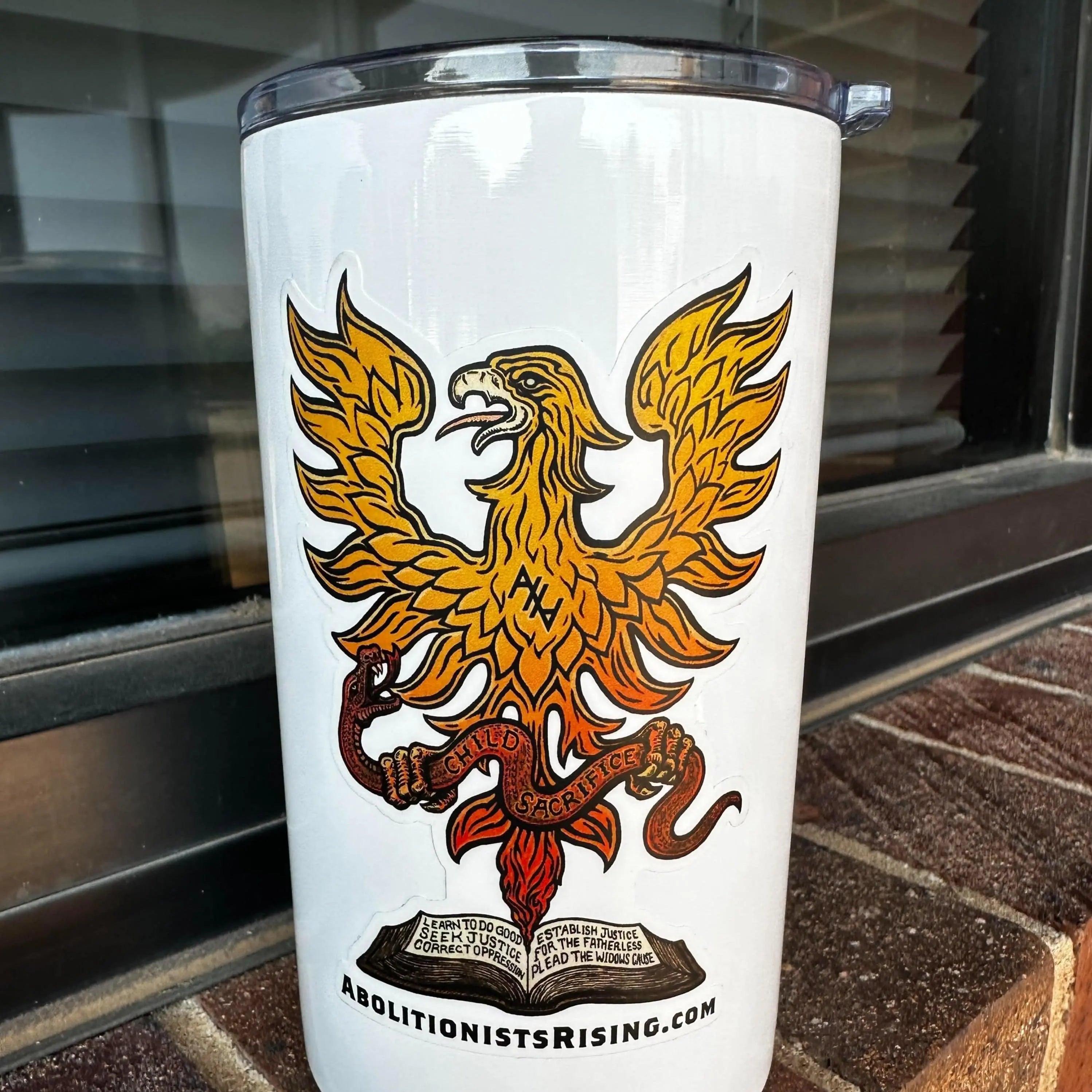 Abolitionists Rising Phoenix Sticker - Abolitionists Rising Gear Store Stickers Default Title Abolitionists Rising Store