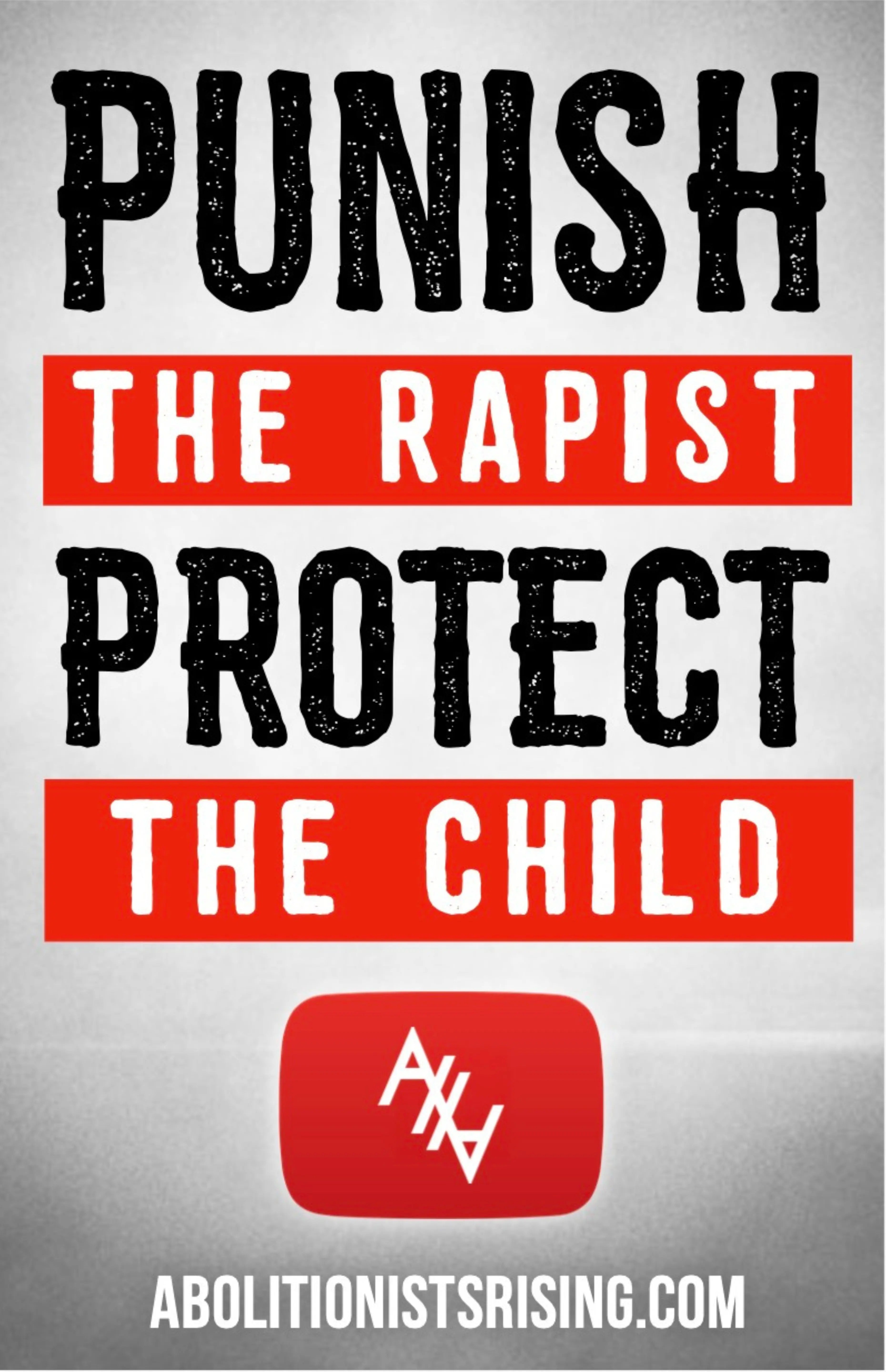 Punish The Rapist Sign Abolitionists Rising Store