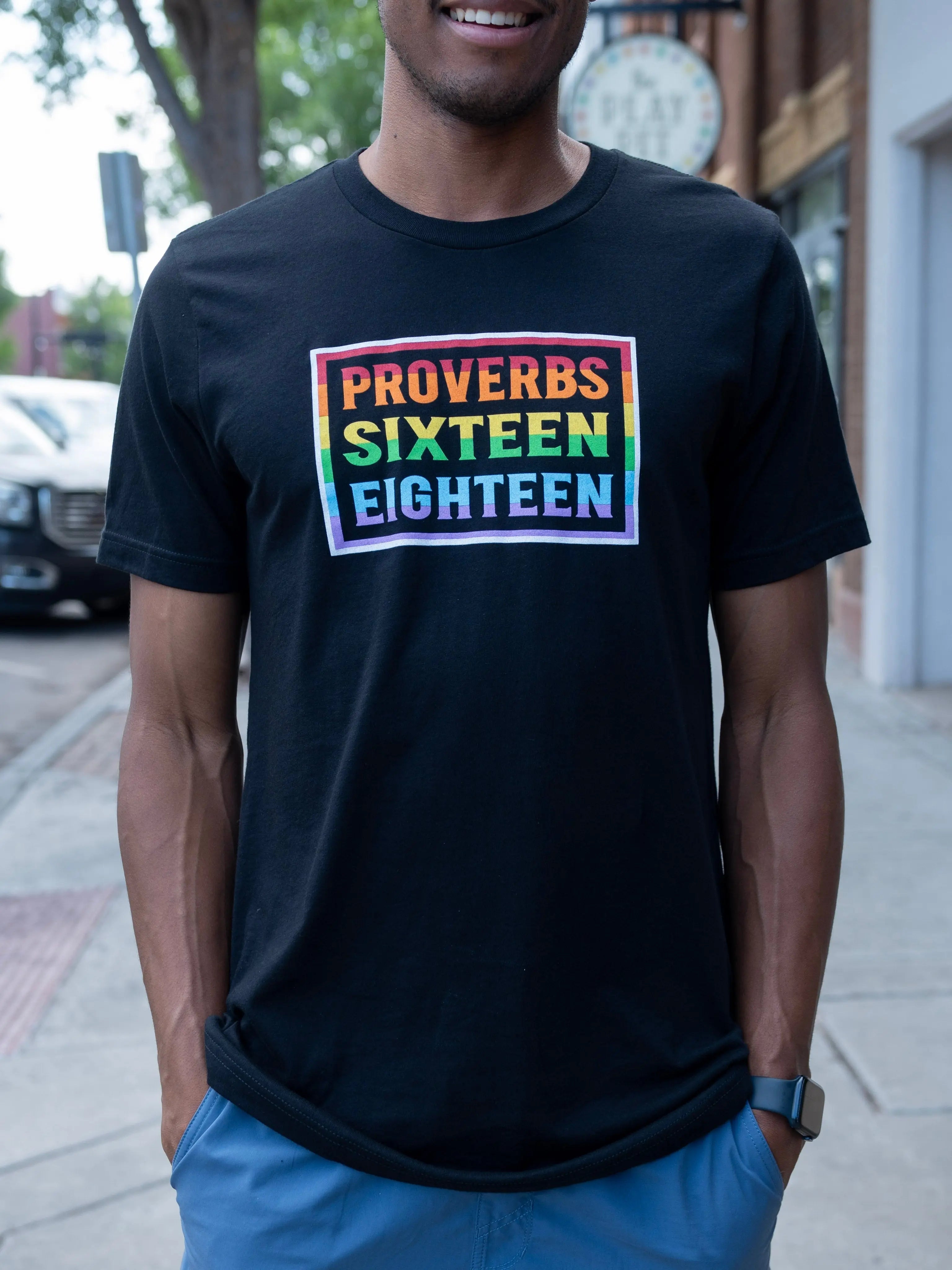 Proverbs 16:18 Pride Unisex T-Shirt Abolitionists Rising Store