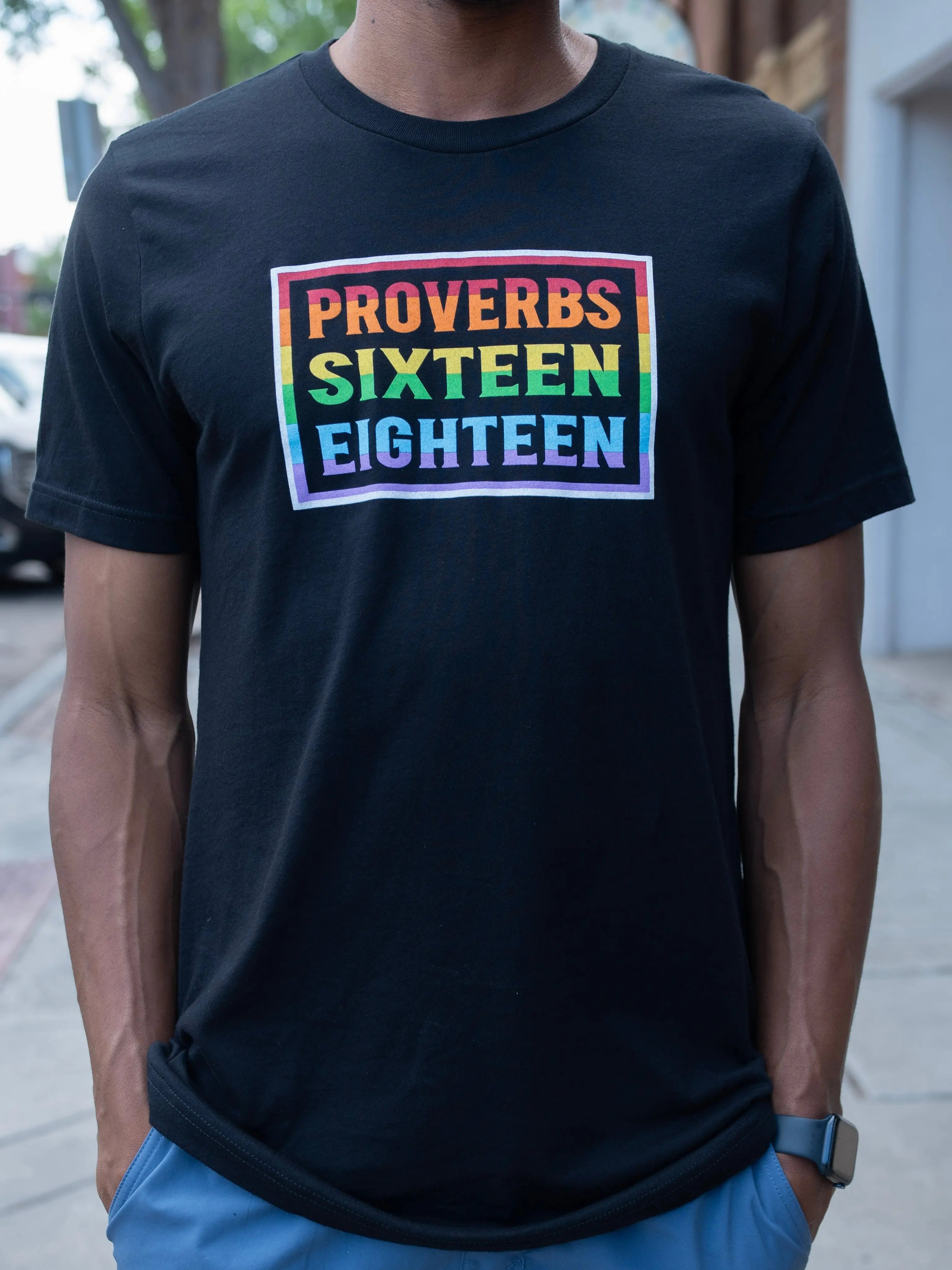 Proverbs 16:18 Pride Unisex T-Shirt Abolitionists Rising Store