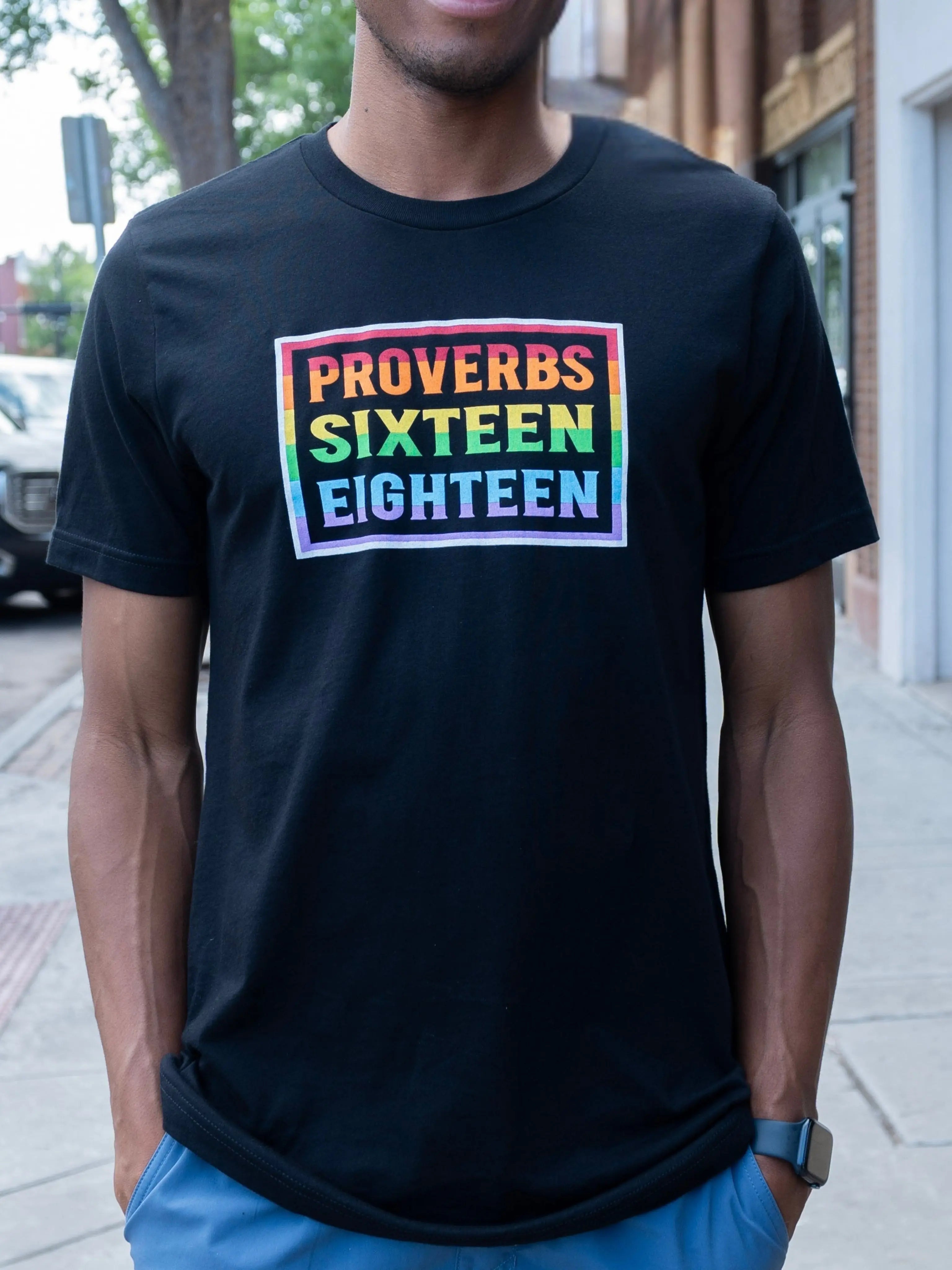 Proverbs 16:18 Pride Unisex T-Shirt Abolitionists Rising Store