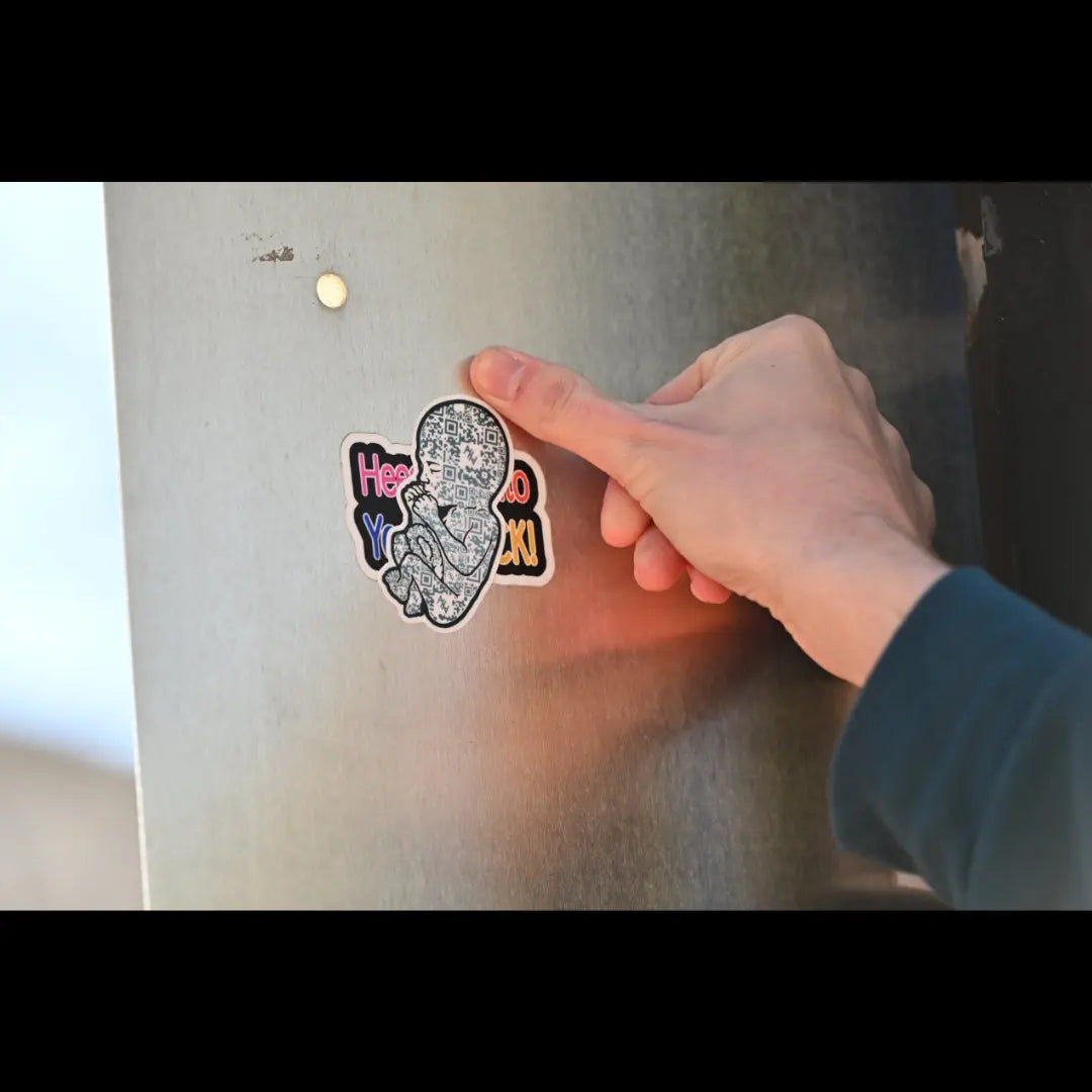 We The People Demand Abolition QR Code Sticker - Abolitionists Rising Gear Store