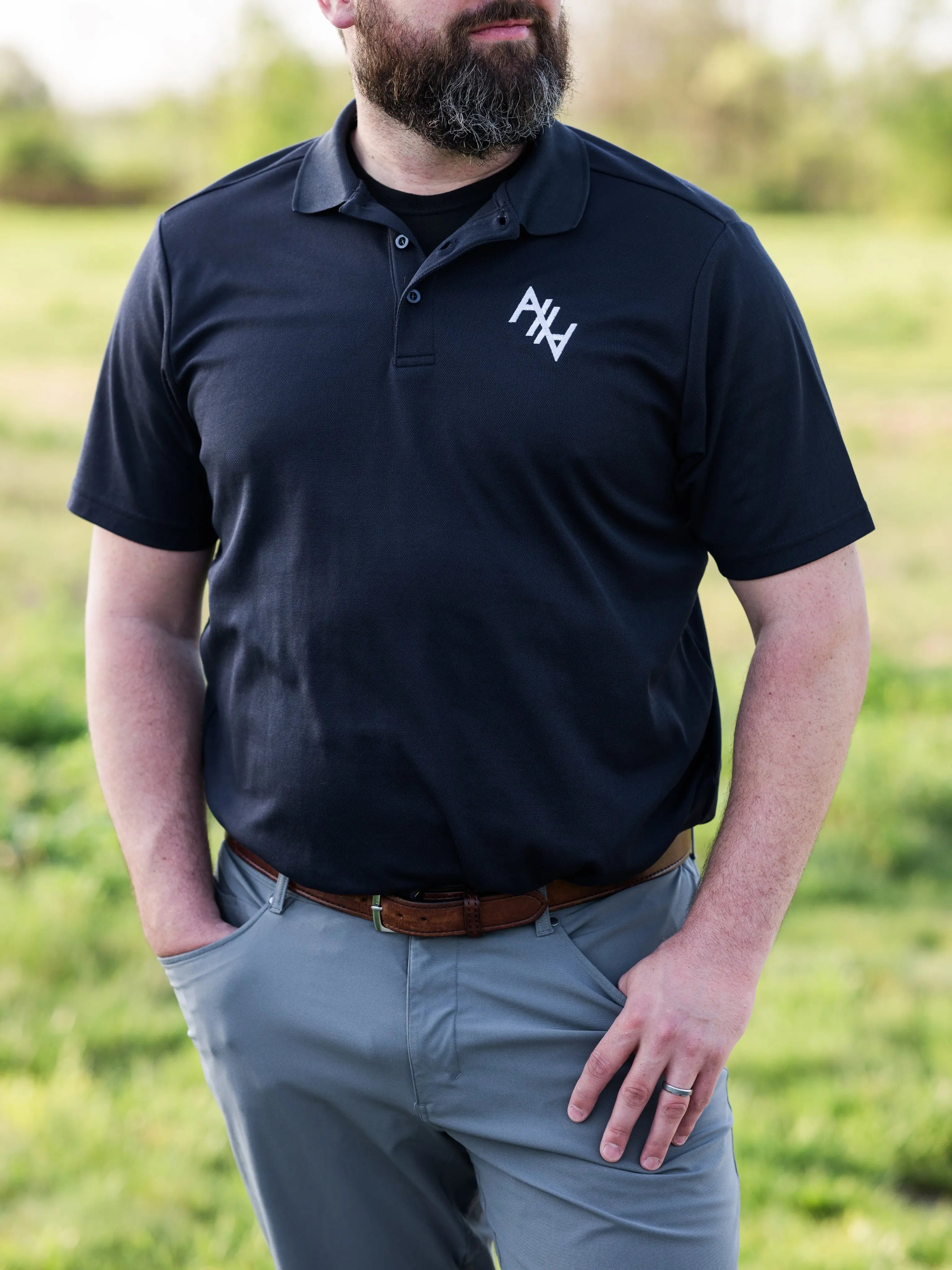 Abolitionists Rising - Embroidered Men's Polo Abolitionists Rising Store