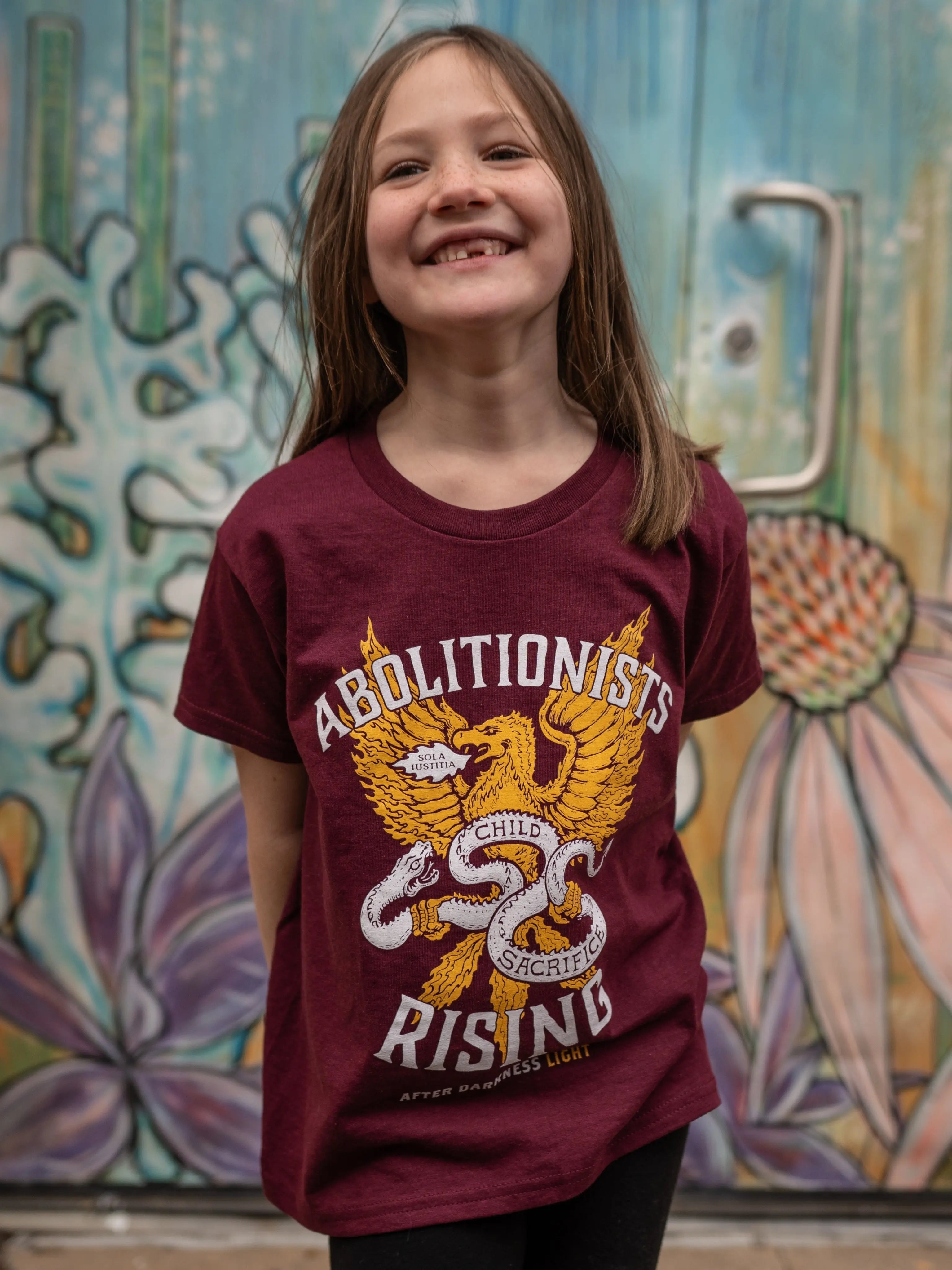 Phoenix Rising Youth T-Shirt Abolitionists Rising Gear Store