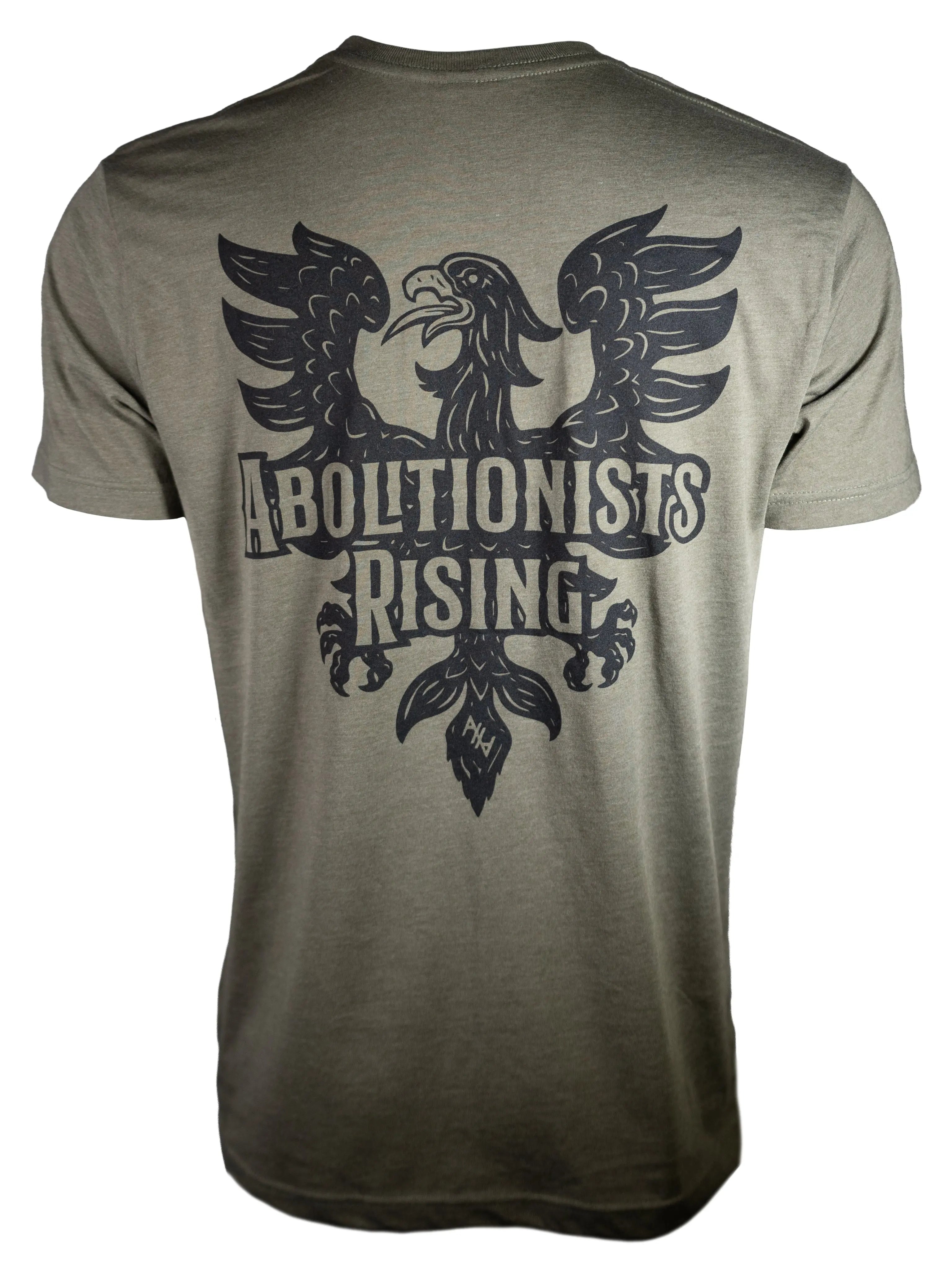 Military Green Abolitionists Rising Unisex T-Shirt Abolitionists Rising Store