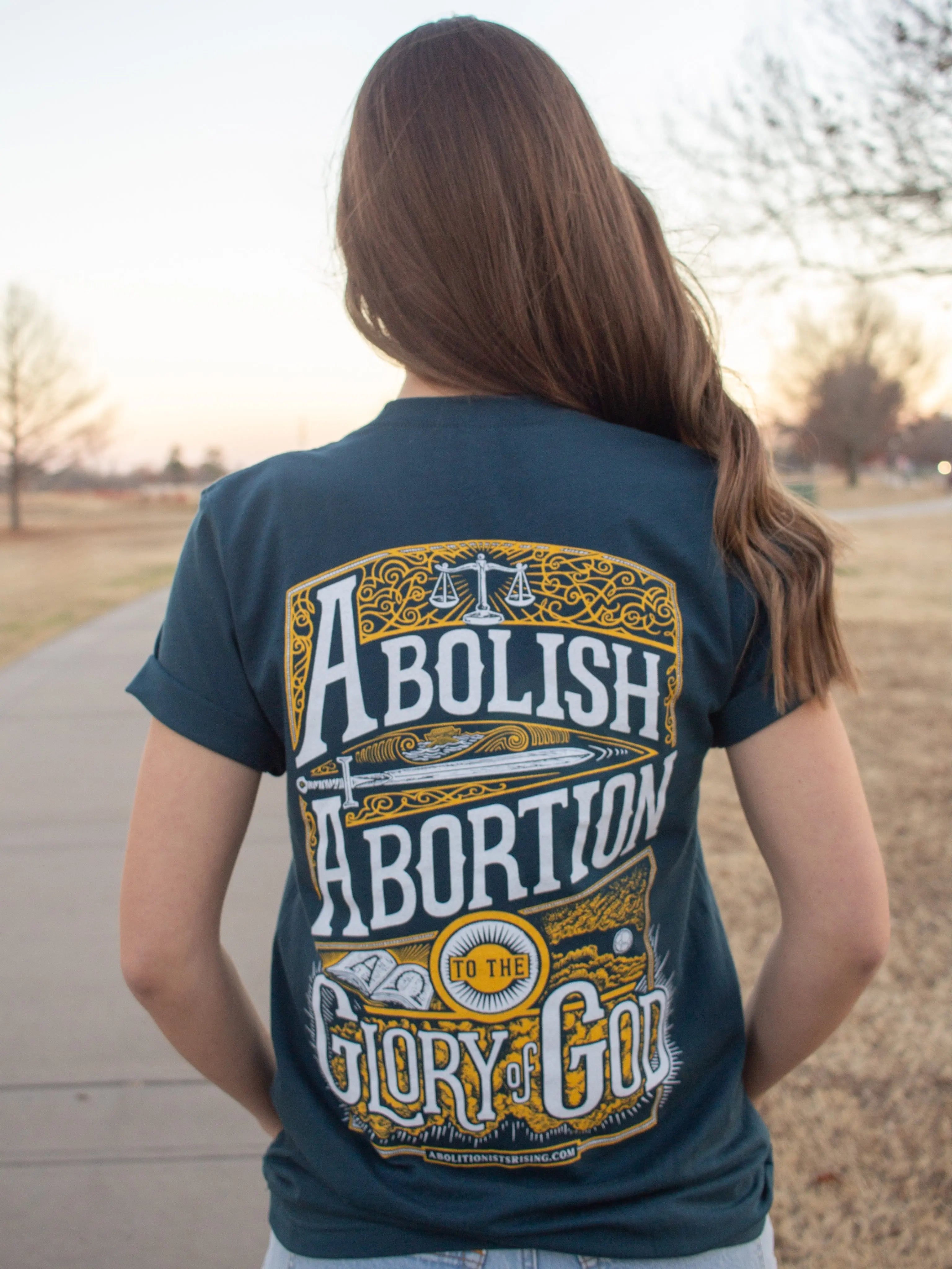 Abolish Abortion To The Glory Of God! Unisex T-Shirt Abolitionists Rising Store