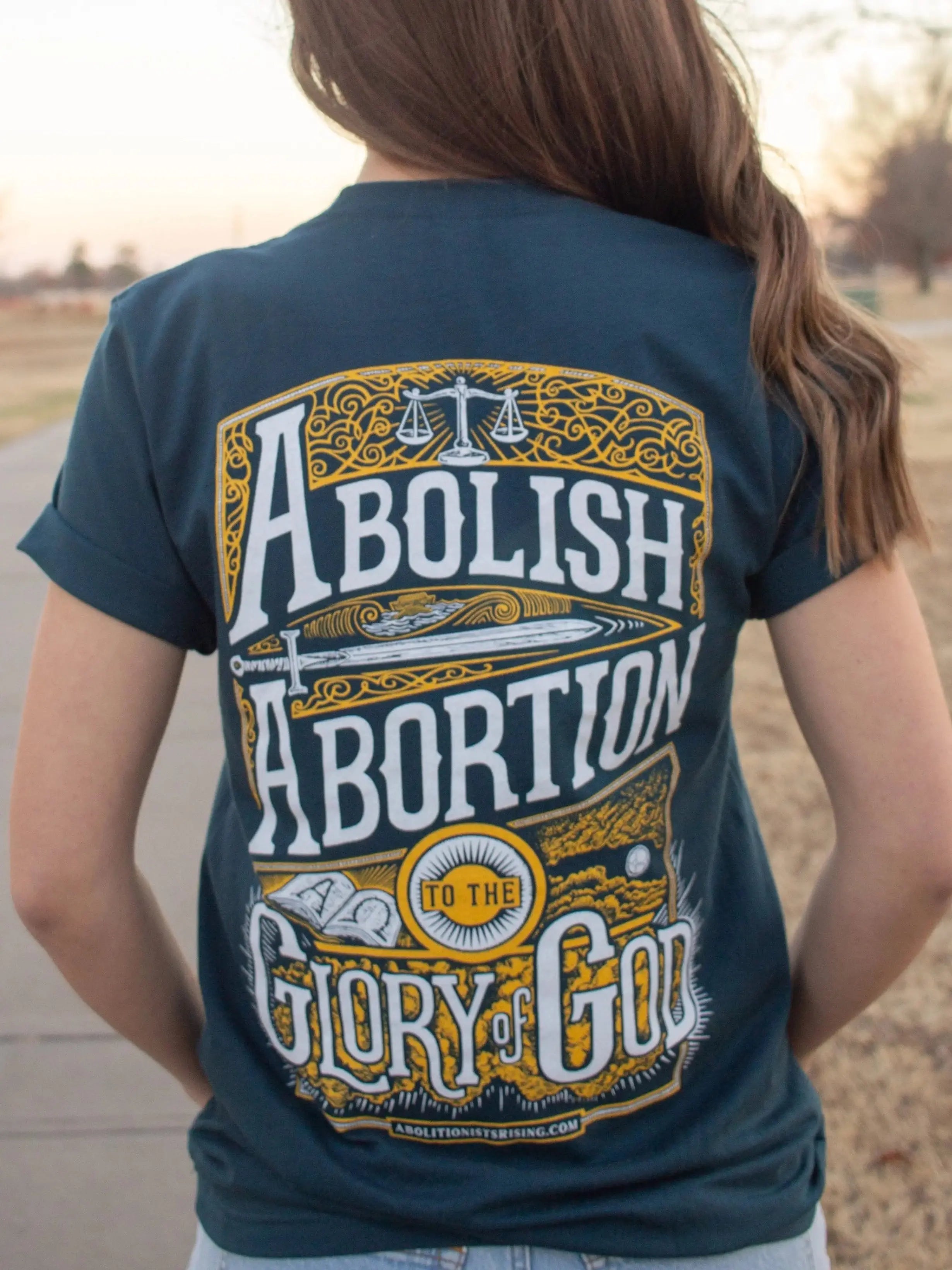 Abolish Abortion To The Glory Of God! Unisex T-Shirt Abolitionists Rising Store