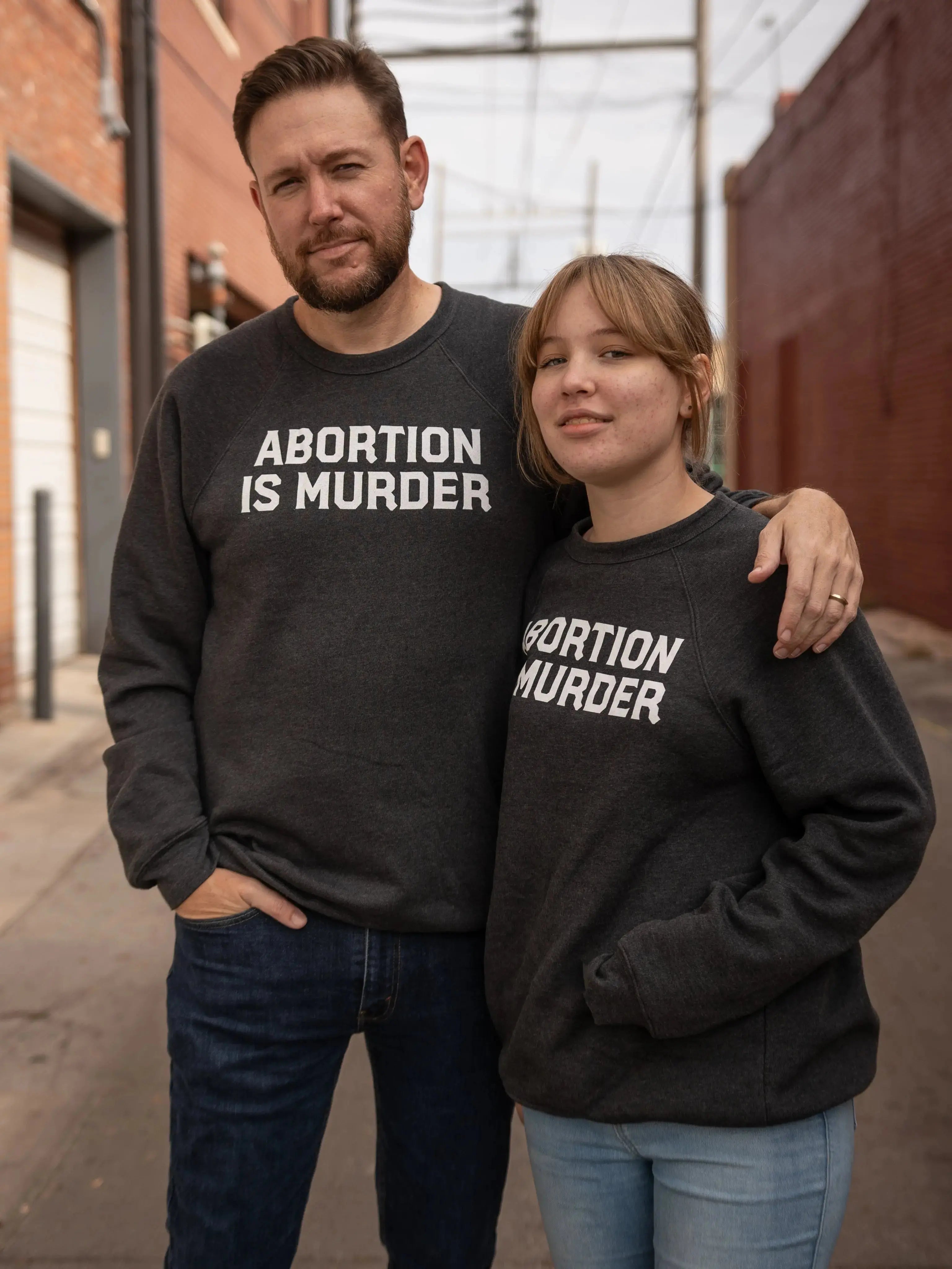Abortion Is Murder Unisex Sweatshirt Abolitionists Rising Gear Store