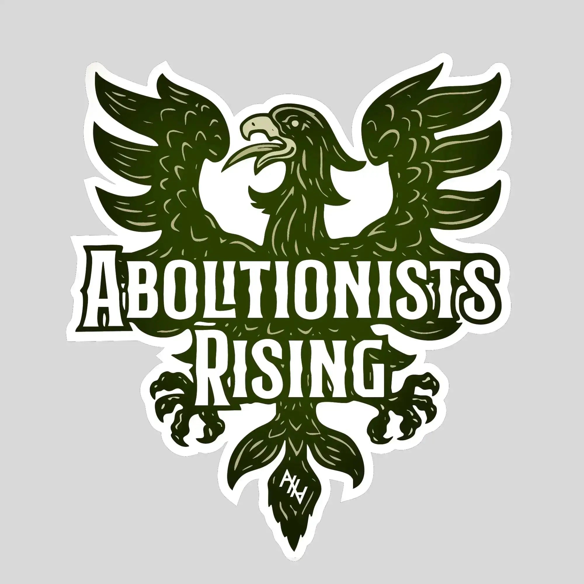 Abolitionists Rising Eagle Sticker Abolitionists Rising Gear Store