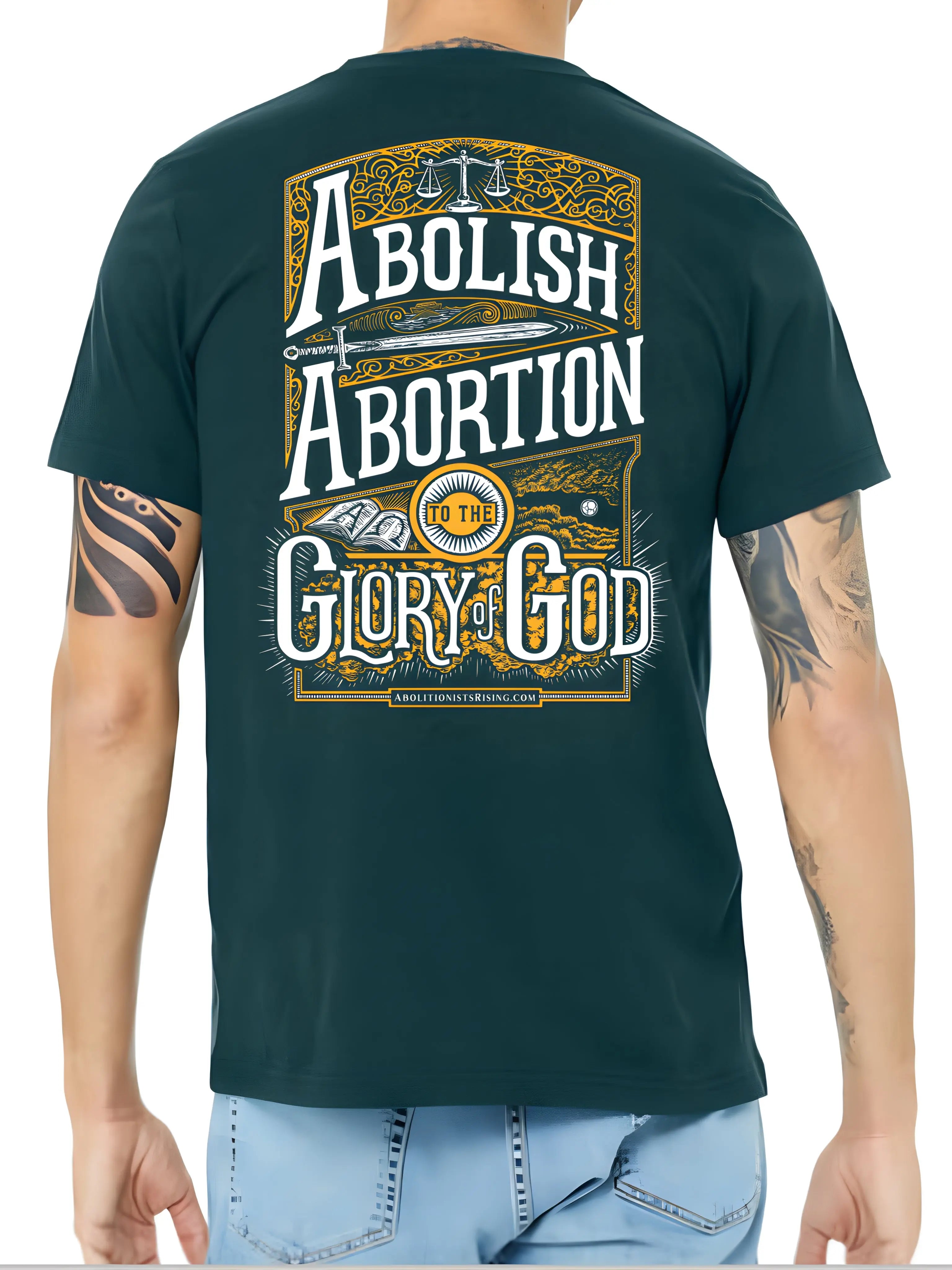 Abolish Abortion To The Glory Of God Atlantic Unisex T-Shirt Abolitionists Rising Store