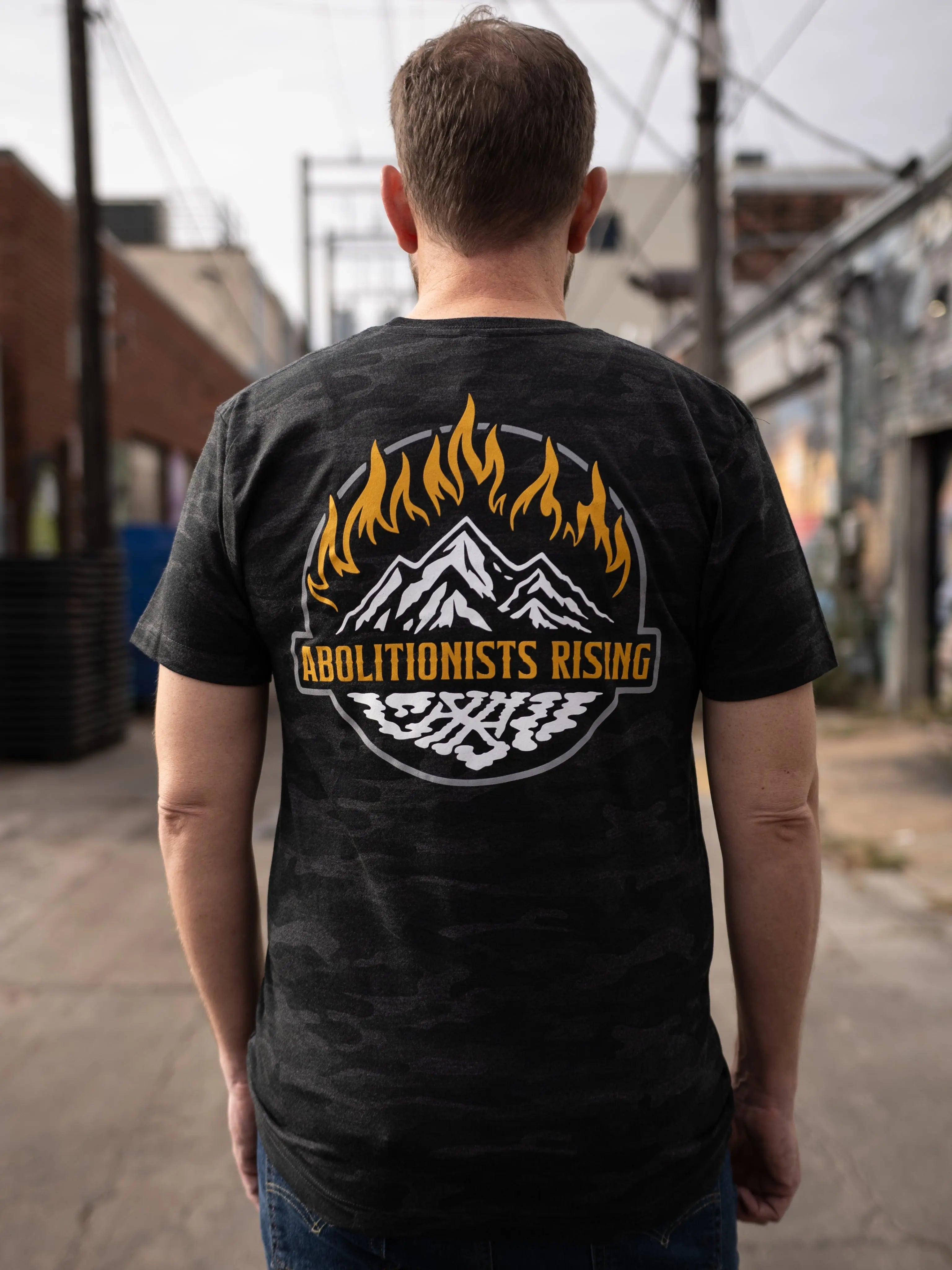 Dark Camo Abolitionists Rising Unisex T-Shirt Abolitionists Rising Store