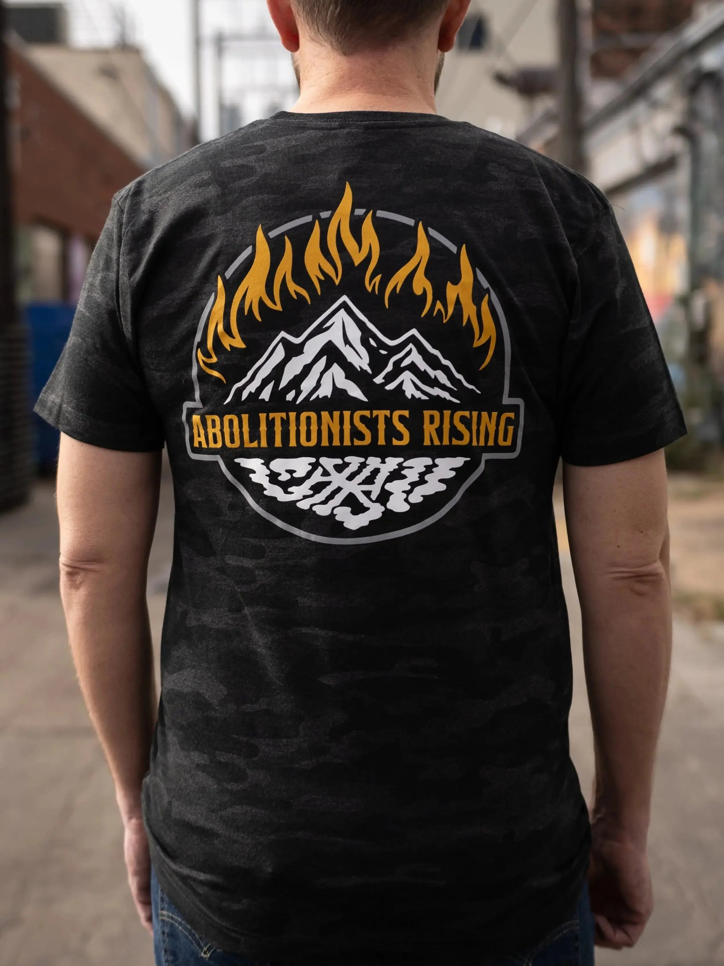 Dark Camo Abolitionists Rising Unisex T-Shirt Abolitionists Rising Store
